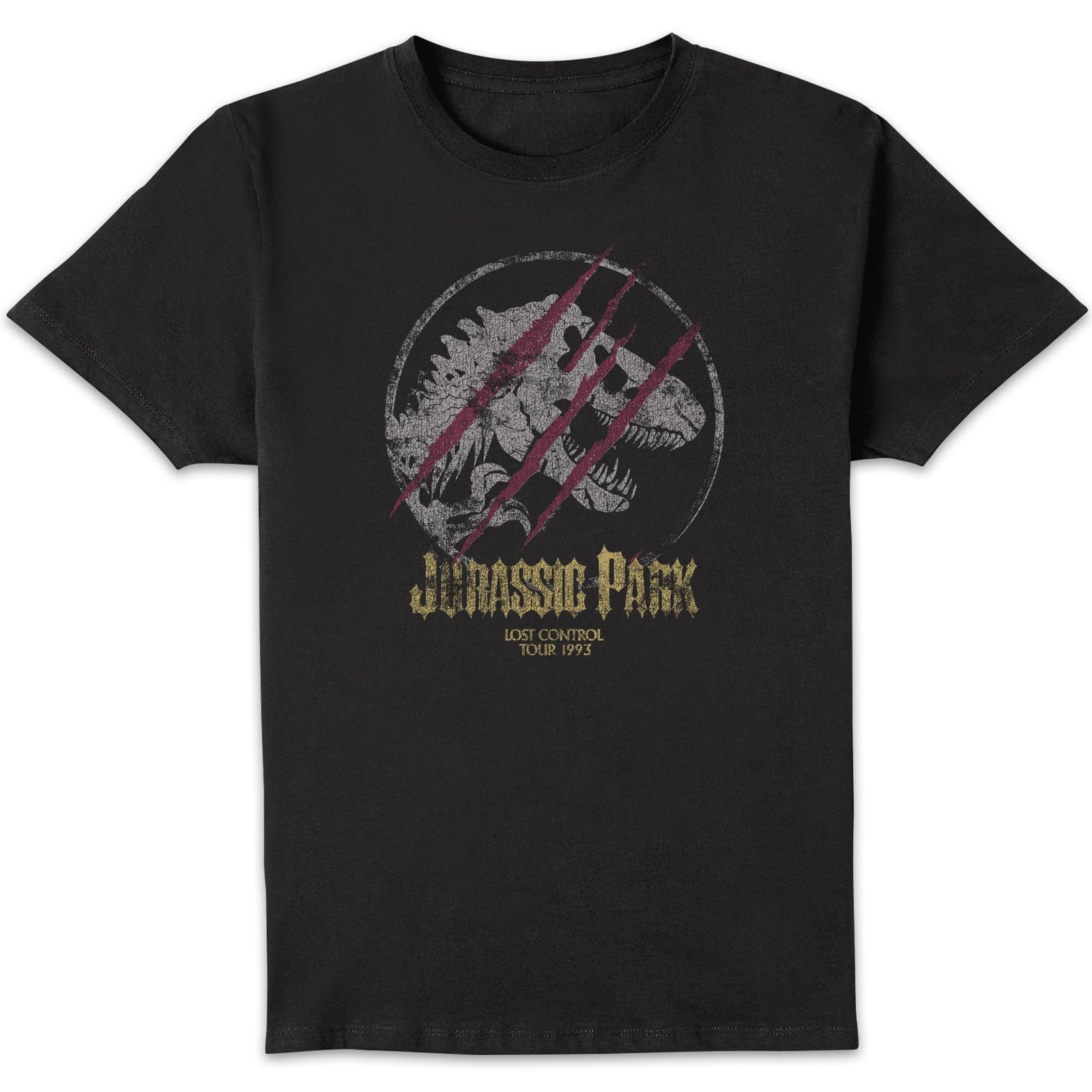 Jurassic Park Lost Control Men's T-Shirt - Black - XL