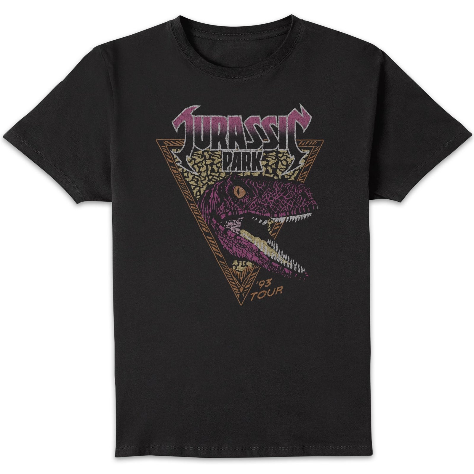 T-shirt Jurassic Park Raptor Homme - Noir
