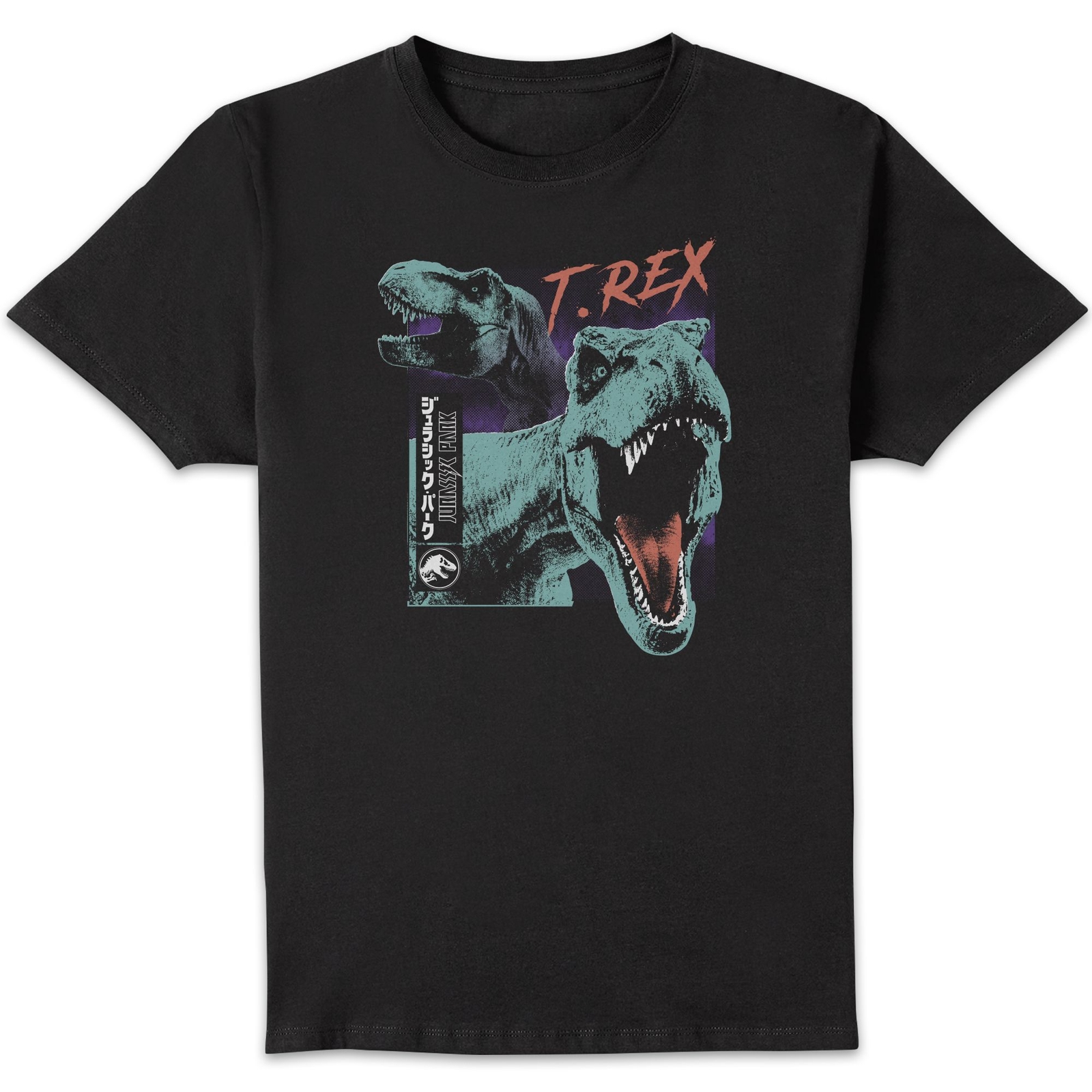 Jurassic Park T-REXES Men's T-Shirt - Black - M