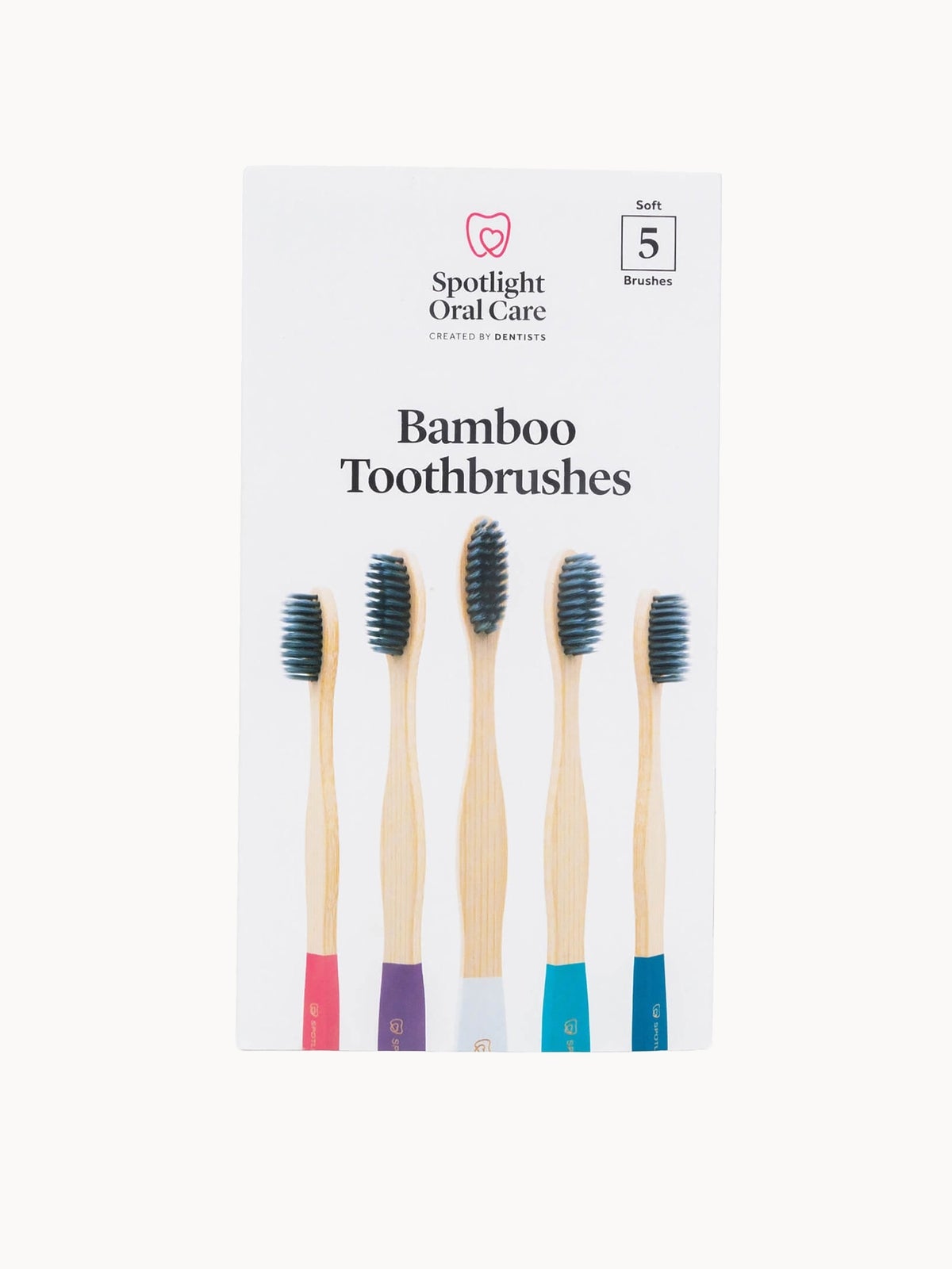 Spotlight Oral Care Bamboo Toothbrush Pack (Pack of 5)