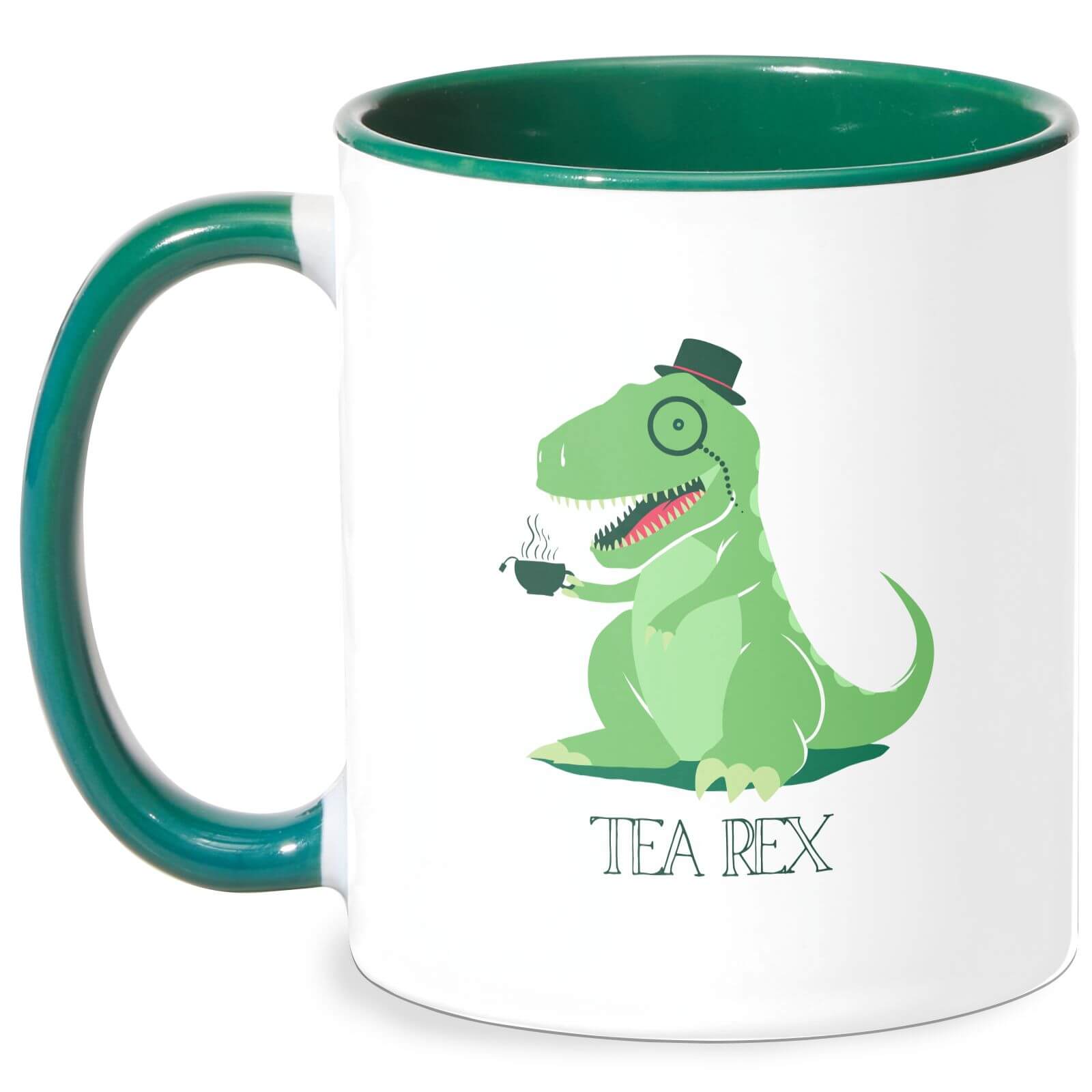 Tea Rex Mug - White/Green