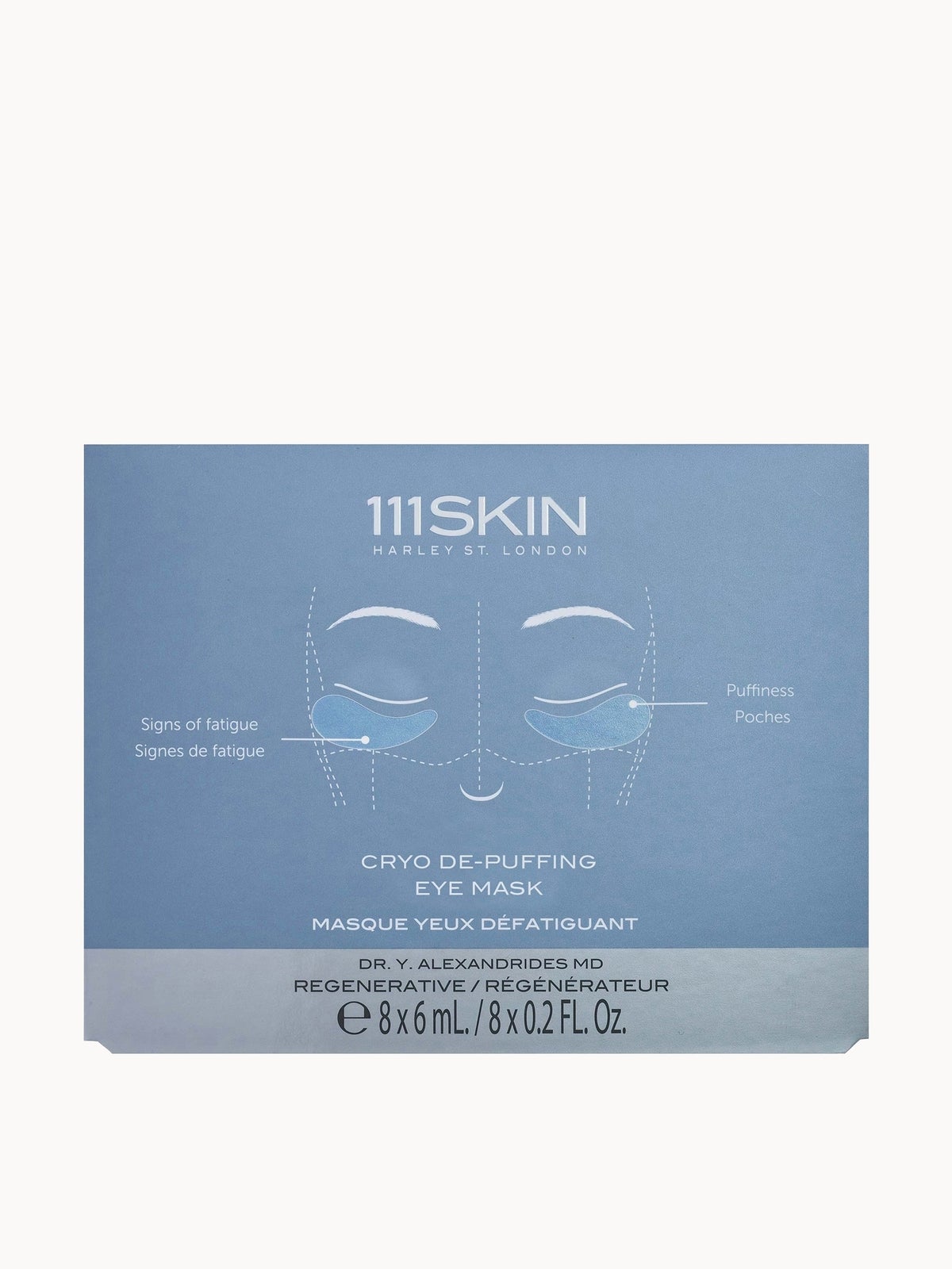 111SKIN Cryo De-Puffing Eye Mask (Pack of 8)