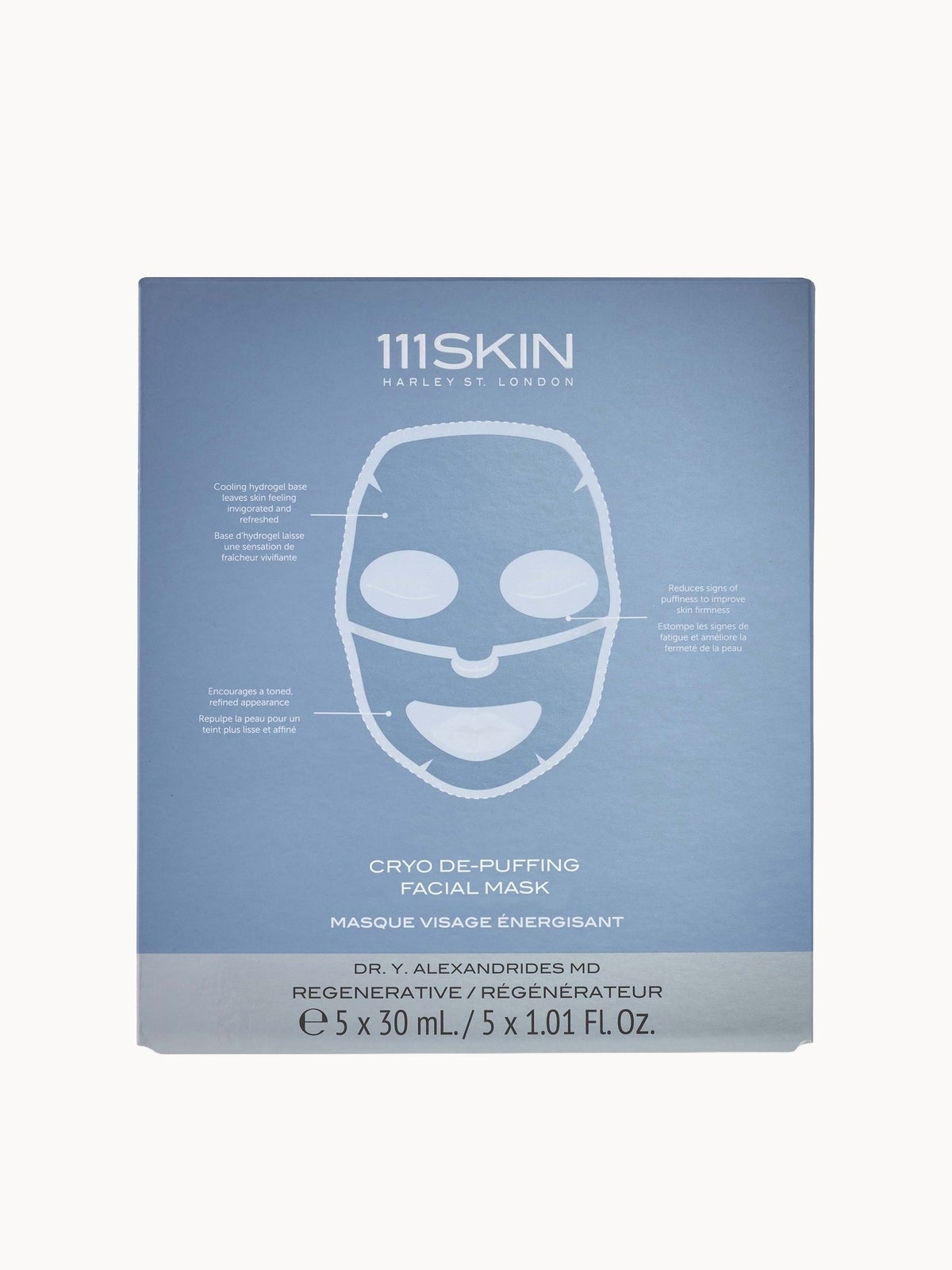 111SKIN Cryo De-Puffing Energy Mask Box (Pack of 5)