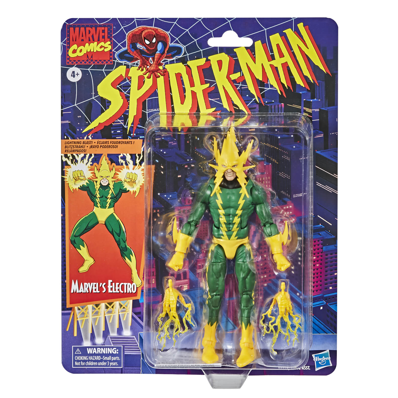 Click to view product details and reviews for Hasbro Marvel Legends Retro Collection Spider Man Electro 6 Inch Scale Action Figure.