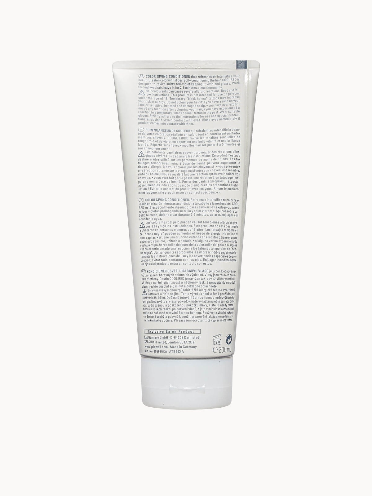 Goldwell Dualsenses Color Revive Color Giving Conditioner To Refresh And Intensify Hair Colour, Cool Red 200ml 2