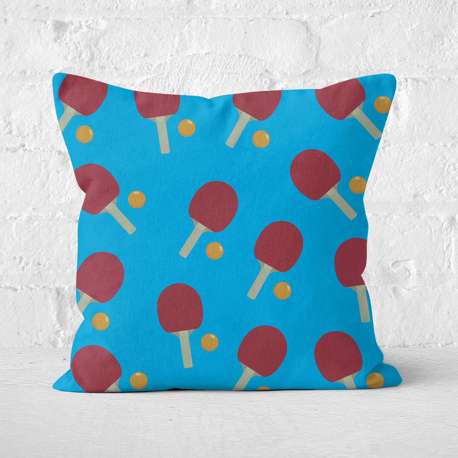 Ping Pong Square Cushion - 50x50cm - Soft Touch