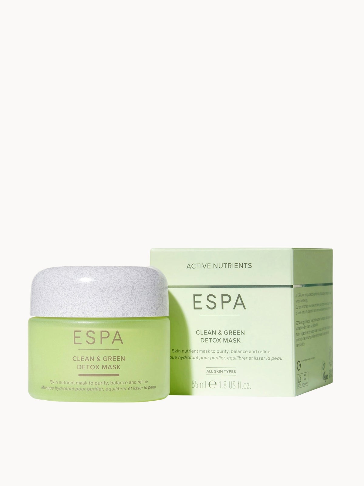 ESPA Clean and Green Detox Mask 55ml 2