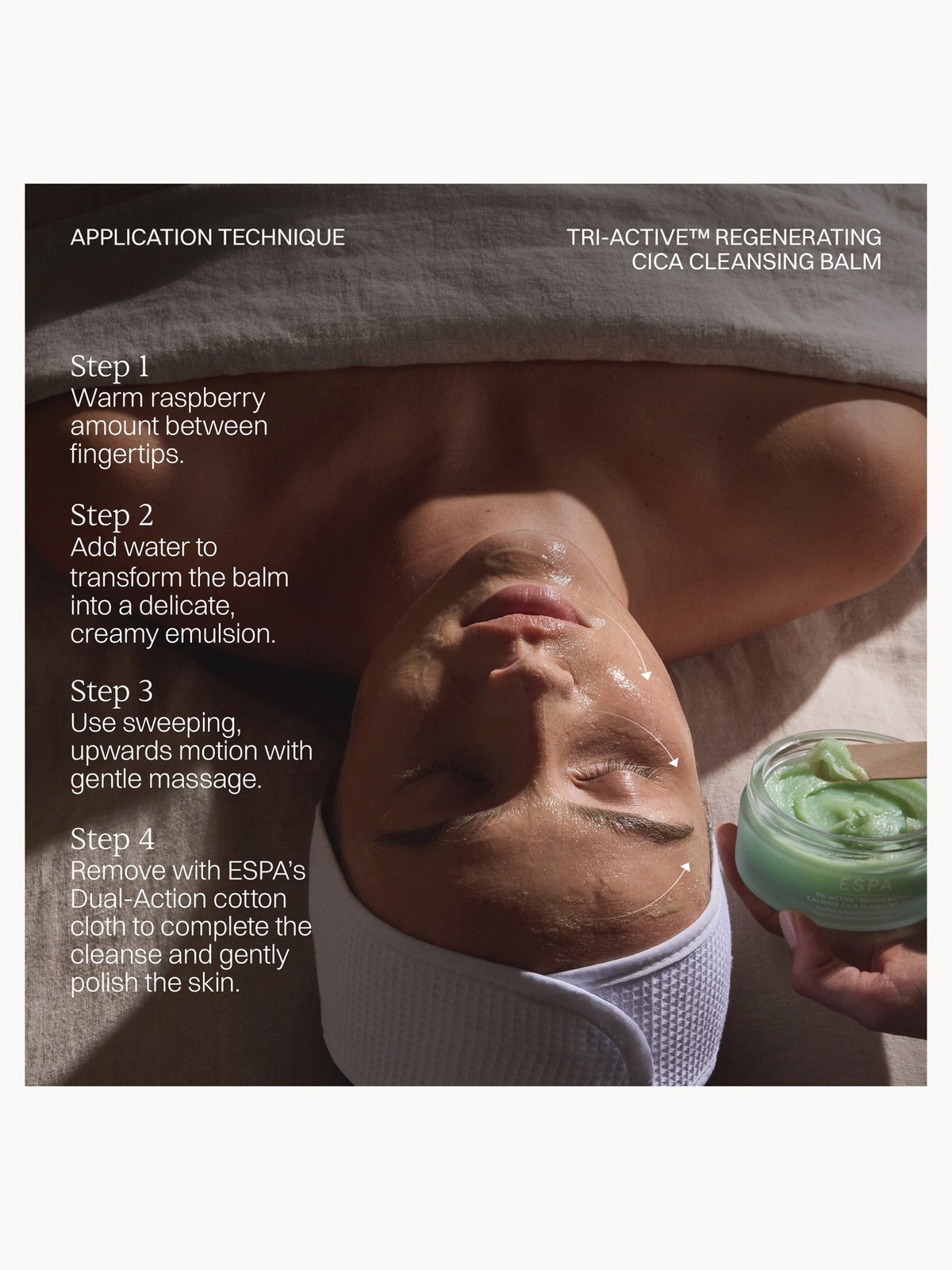 ESPA Tri-Active Regenerating Calming CICA Cleansing Balm 100g 3