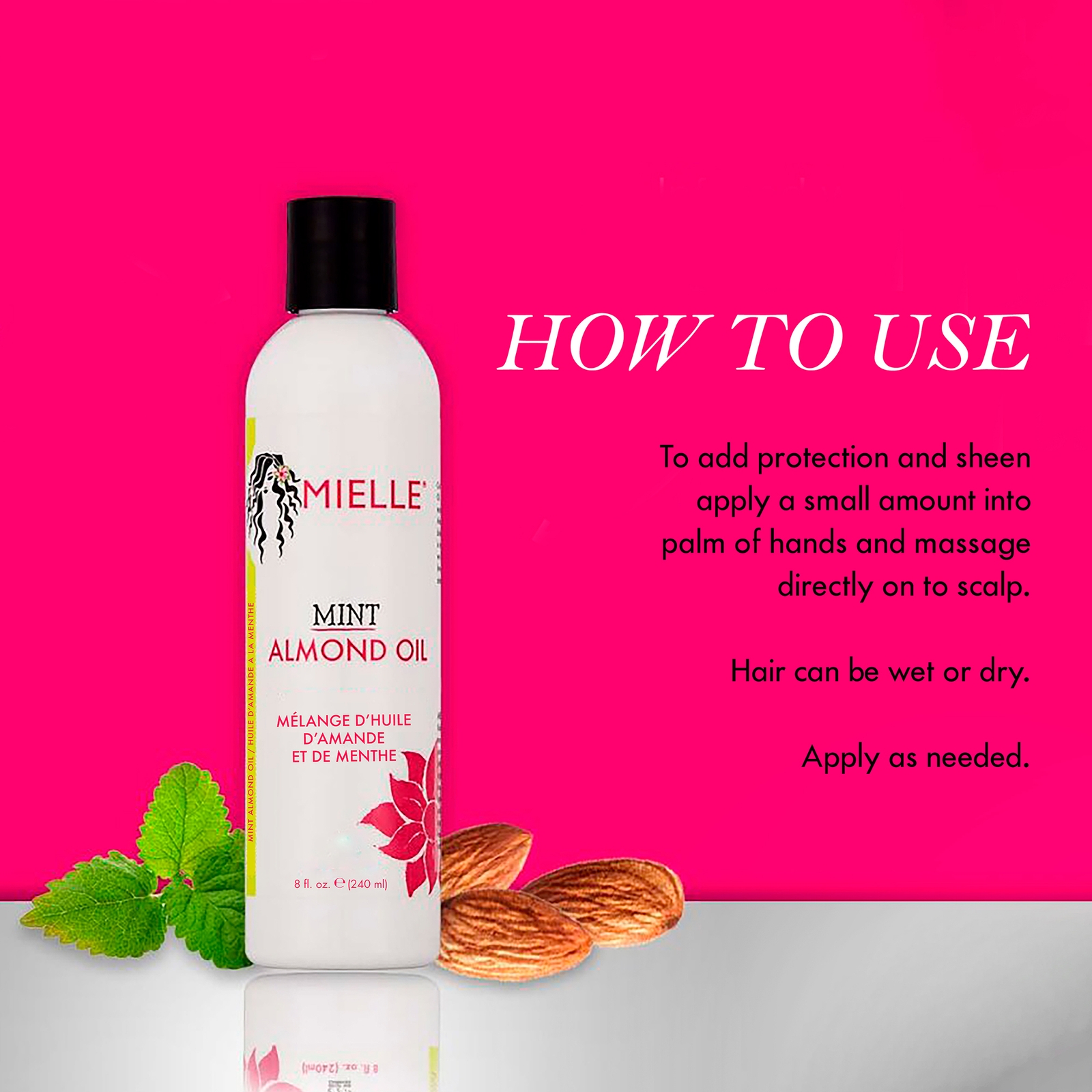 Thumbnail - Mielle Organics Mint Almond Oil 240ml