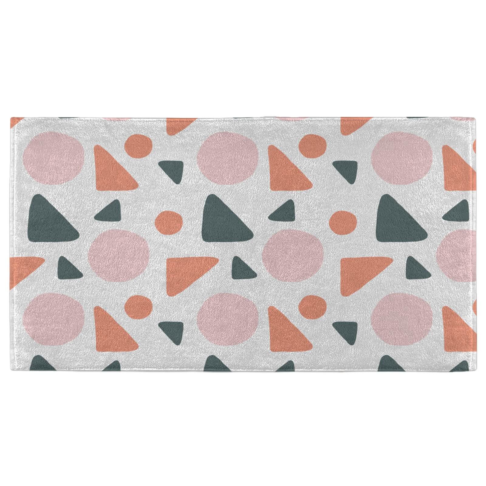 Hand Towels Circle And Triangle Pattern Hand Towel