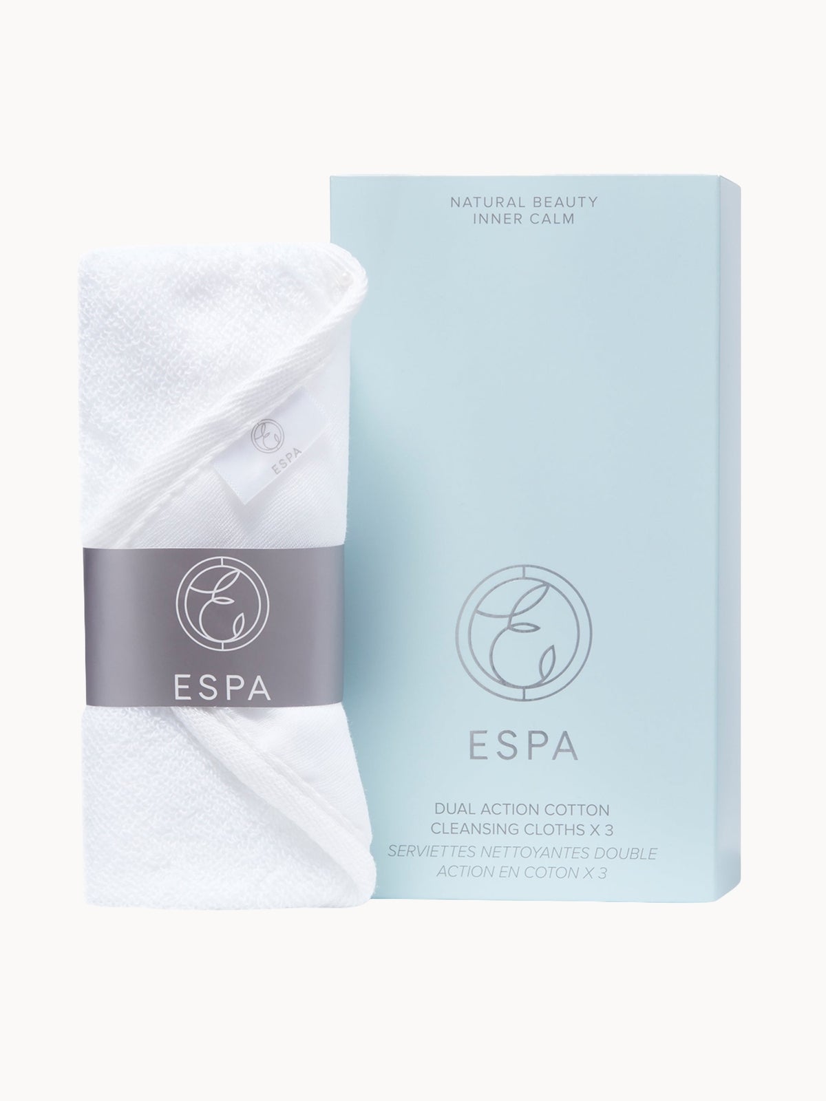 ESPA Dual Action Cotton Cleansing Cloths (Set of 3)