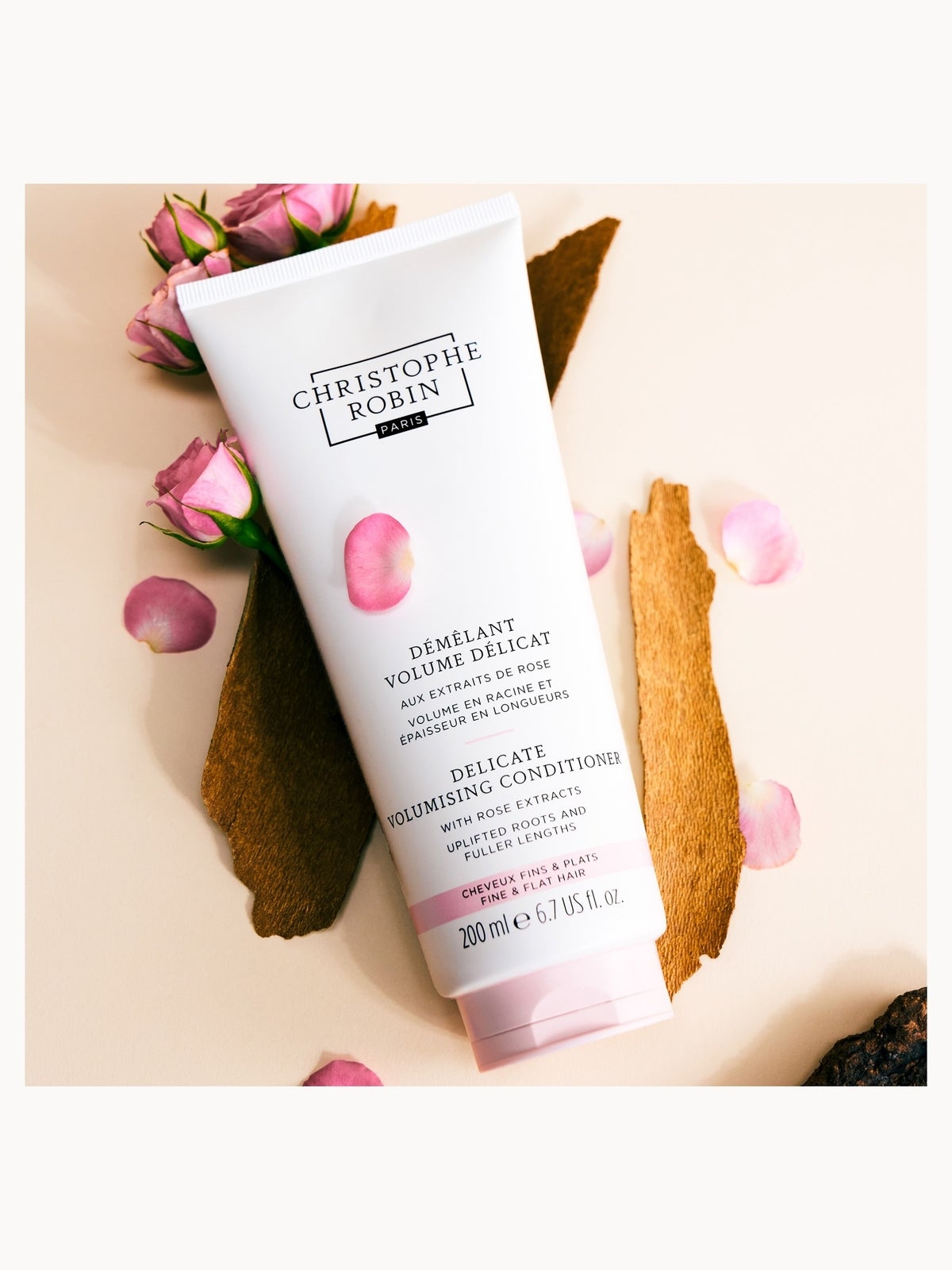 Christophe Robin Delicate Volumising Conditioner with Rose Extracts 200ml 2