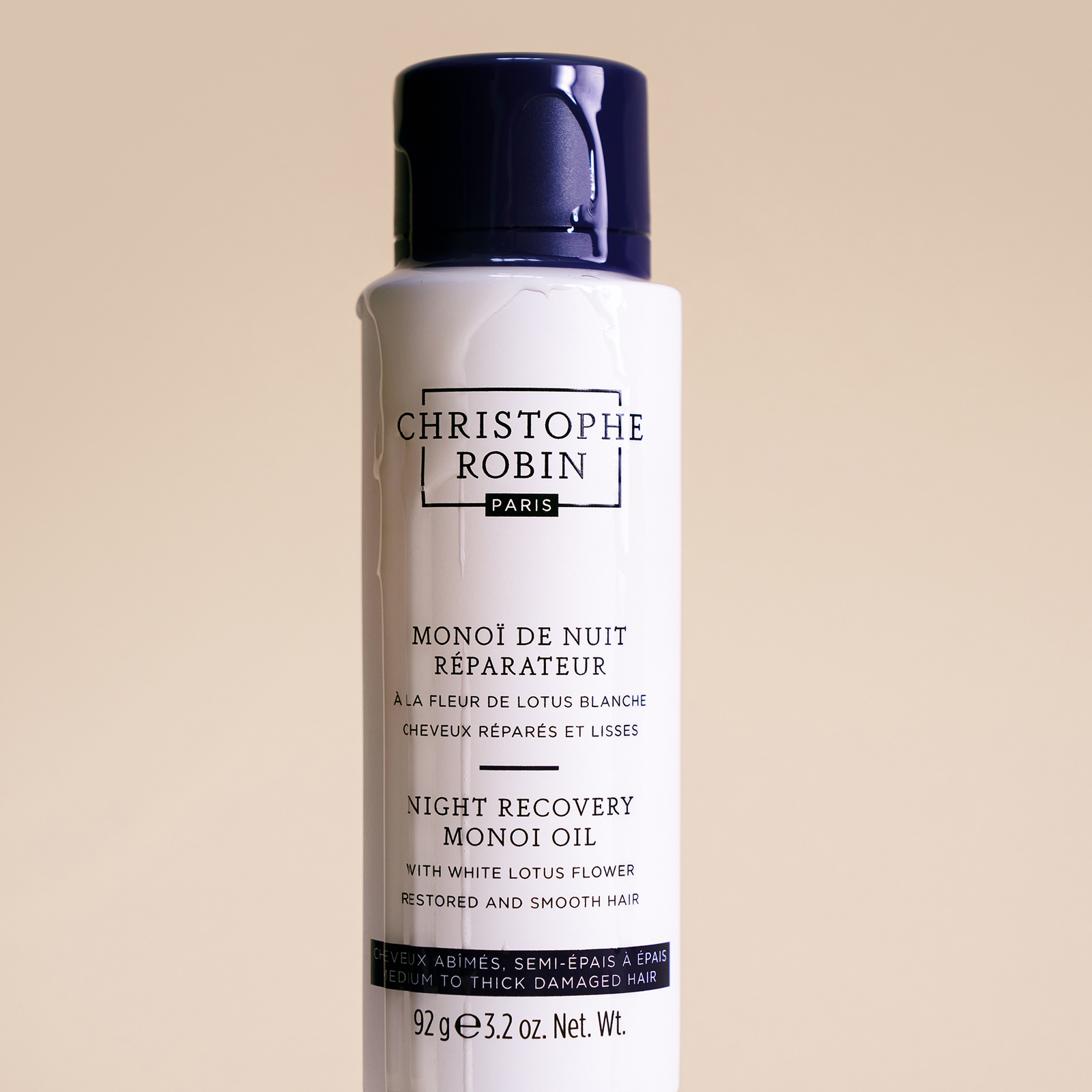 Thumbnail - Christophe Robin Night Recovery Monoï Oil with White Lotus Flower 92ml