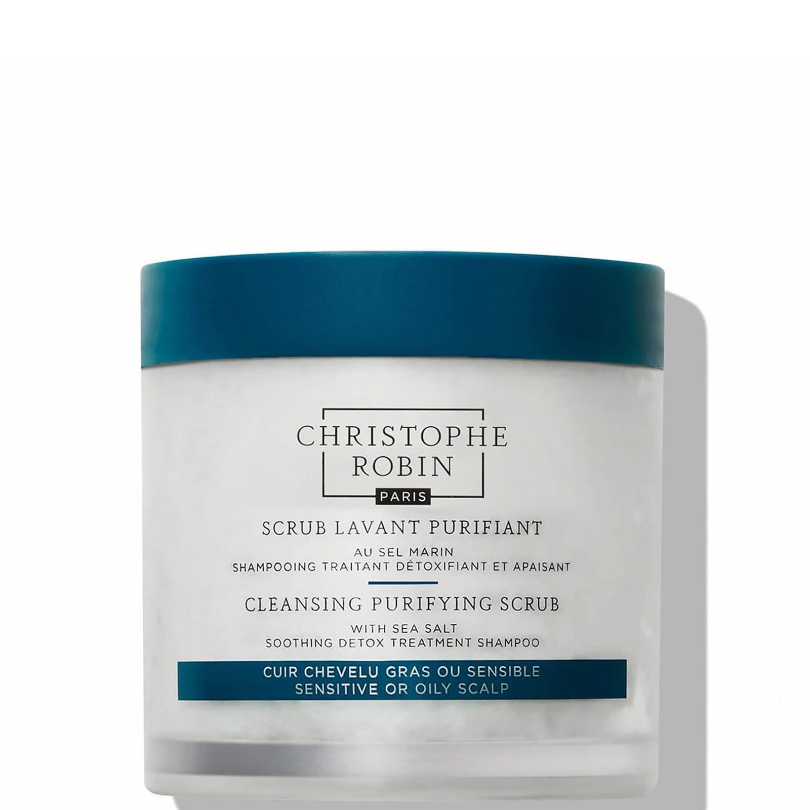 Gommage lavant purifiant au sel marin Christophe Robin 250 ml