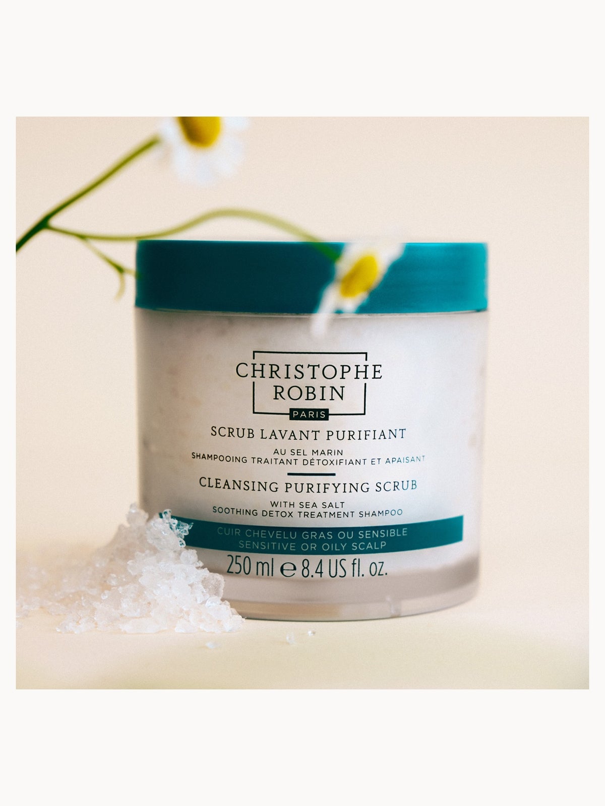 Christophe Robin Cleansing Purifying Scrub with Sea Salt 250ml 2