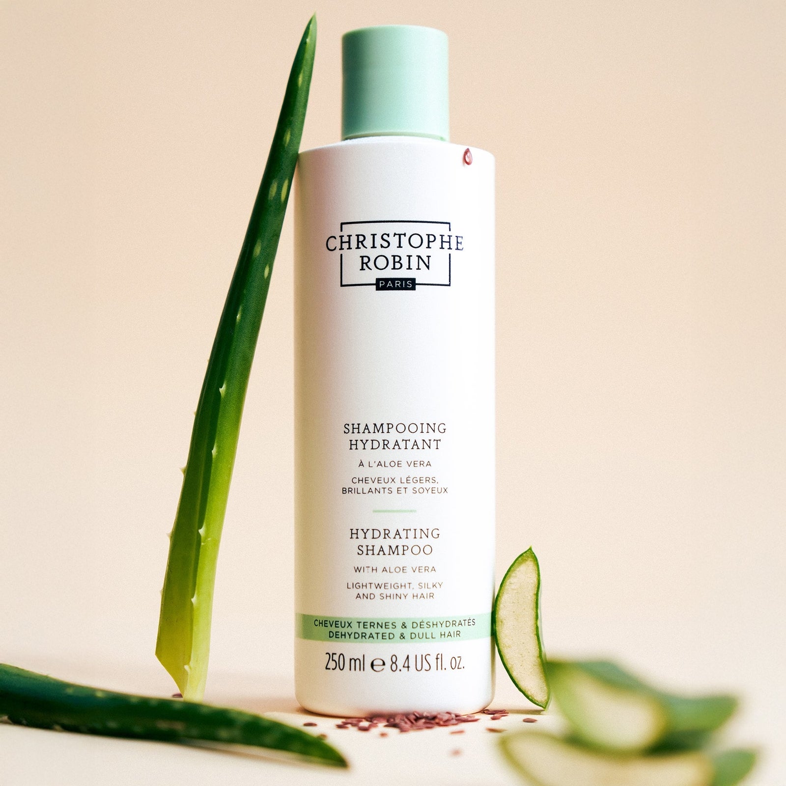 Christophe Robin Shampoo Hydrating Shampoo With Aloe Vera 250ml