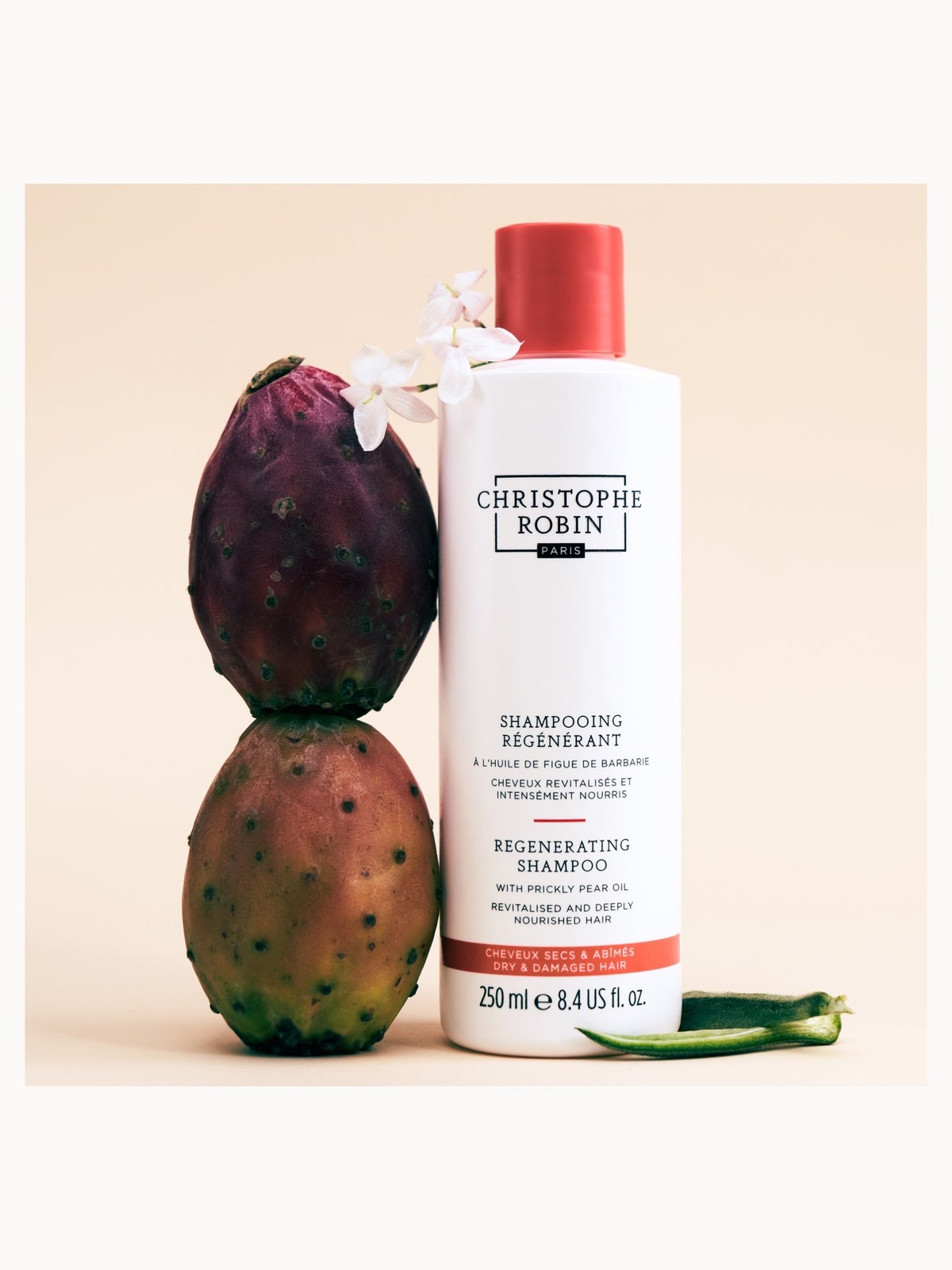 Christophe Robin Regenerating Shampoo with Prickly Pear Oil 250ml 2