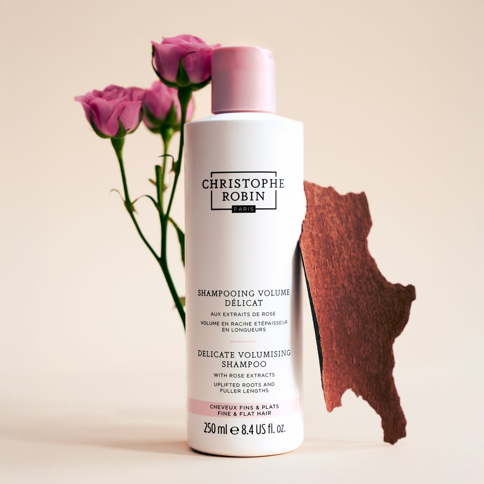 Christophe Robin Delicate Volumizing Shampoo with Rose Extracts 250ml
