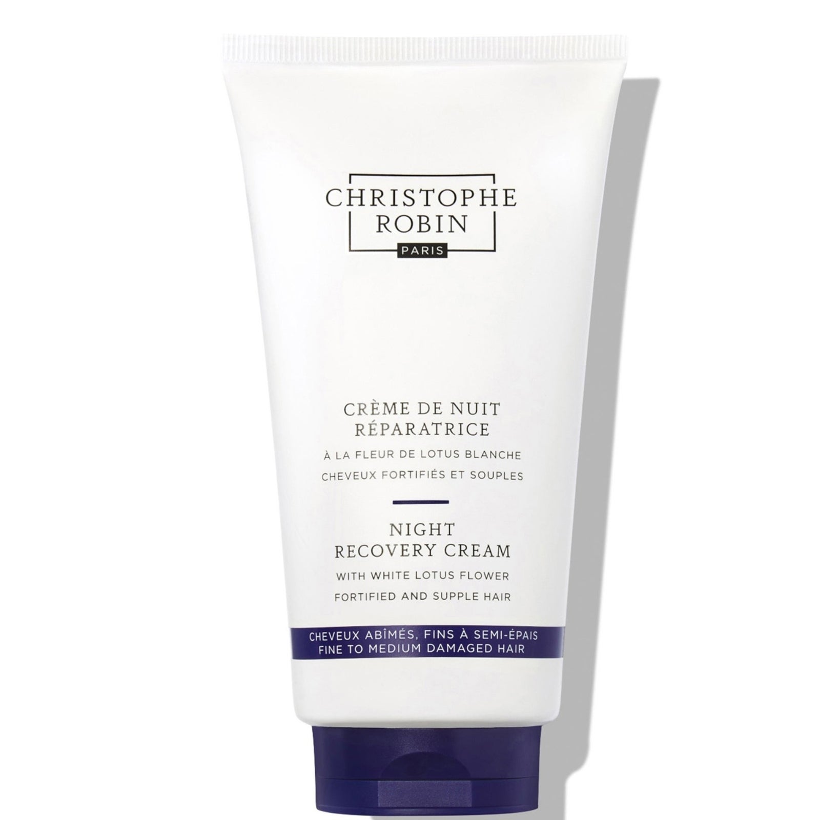 Christophe Robin Night Recovery Cream with White Lotus Flower 150ml