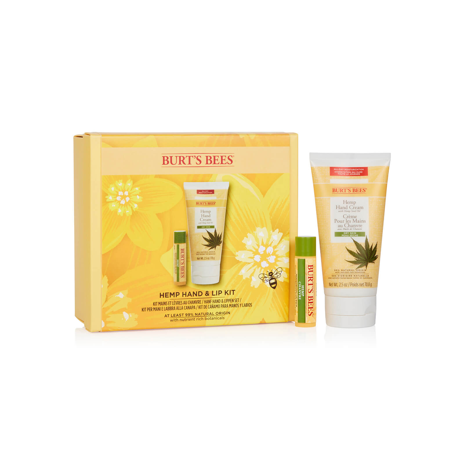 Burt's Bees Hemp Hand and Lip Kit