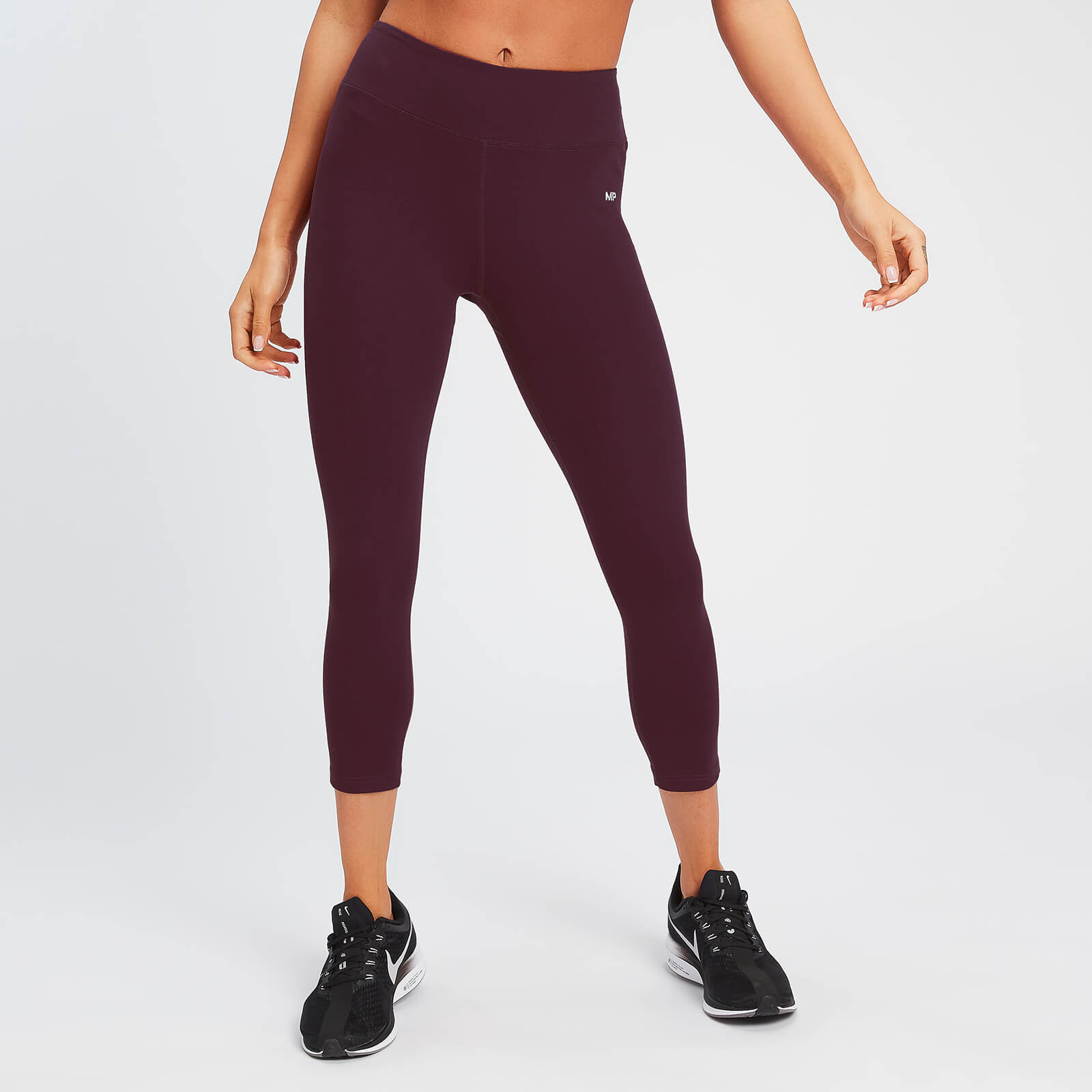 Leggings 3/4 MP Power da donna - Claret - XS