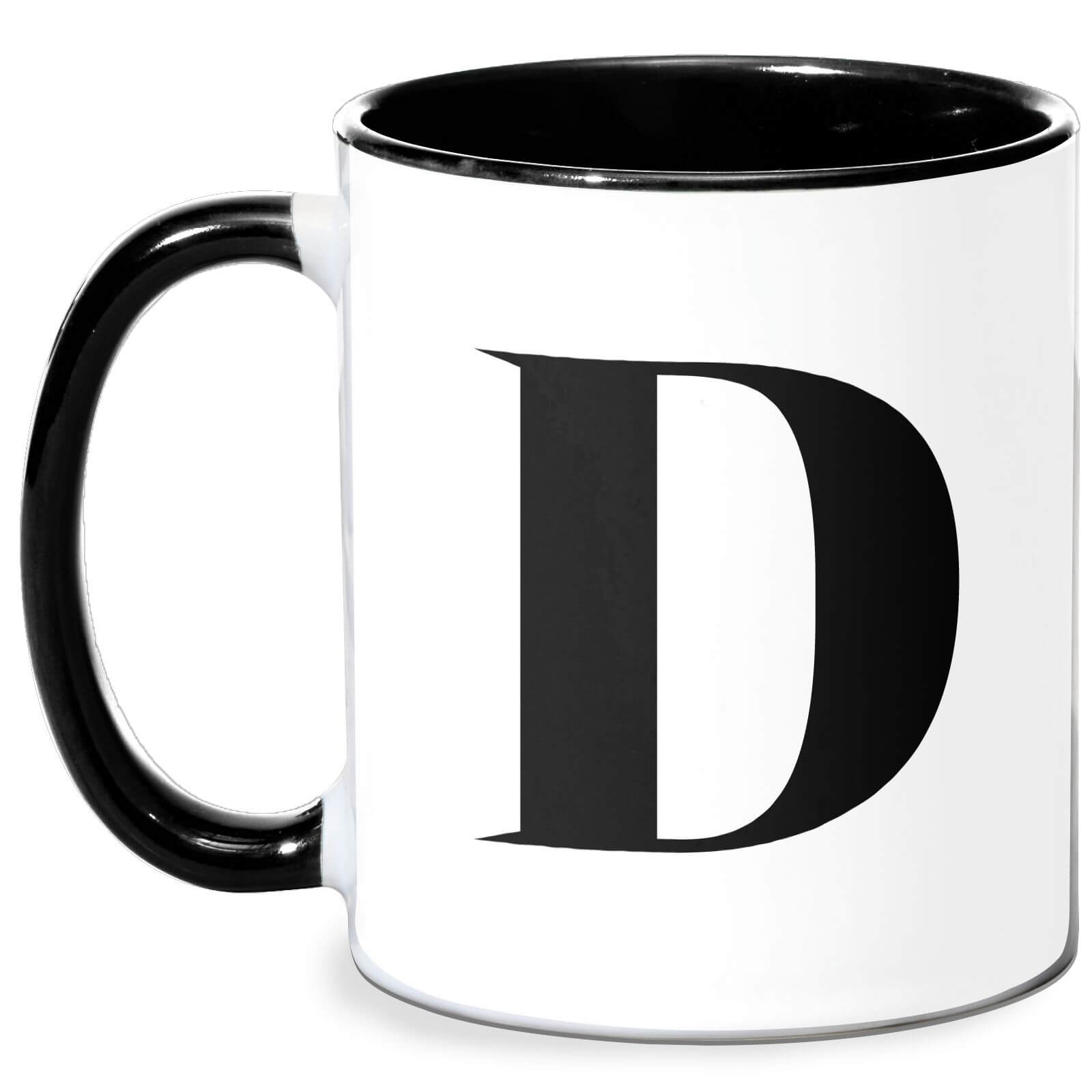 D Mug - White/Black