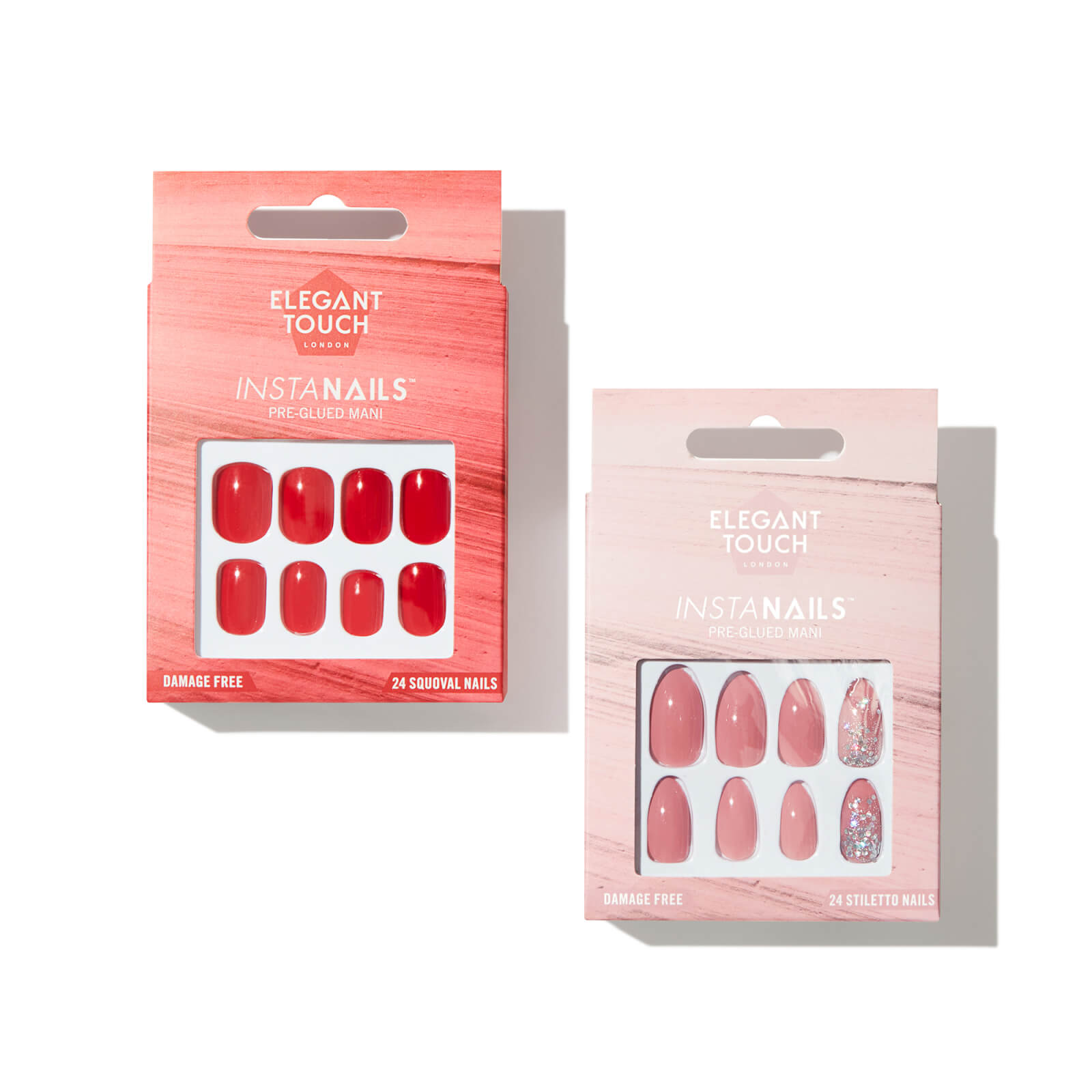 Elegant Touch Press on Nails (Colour Red'y)