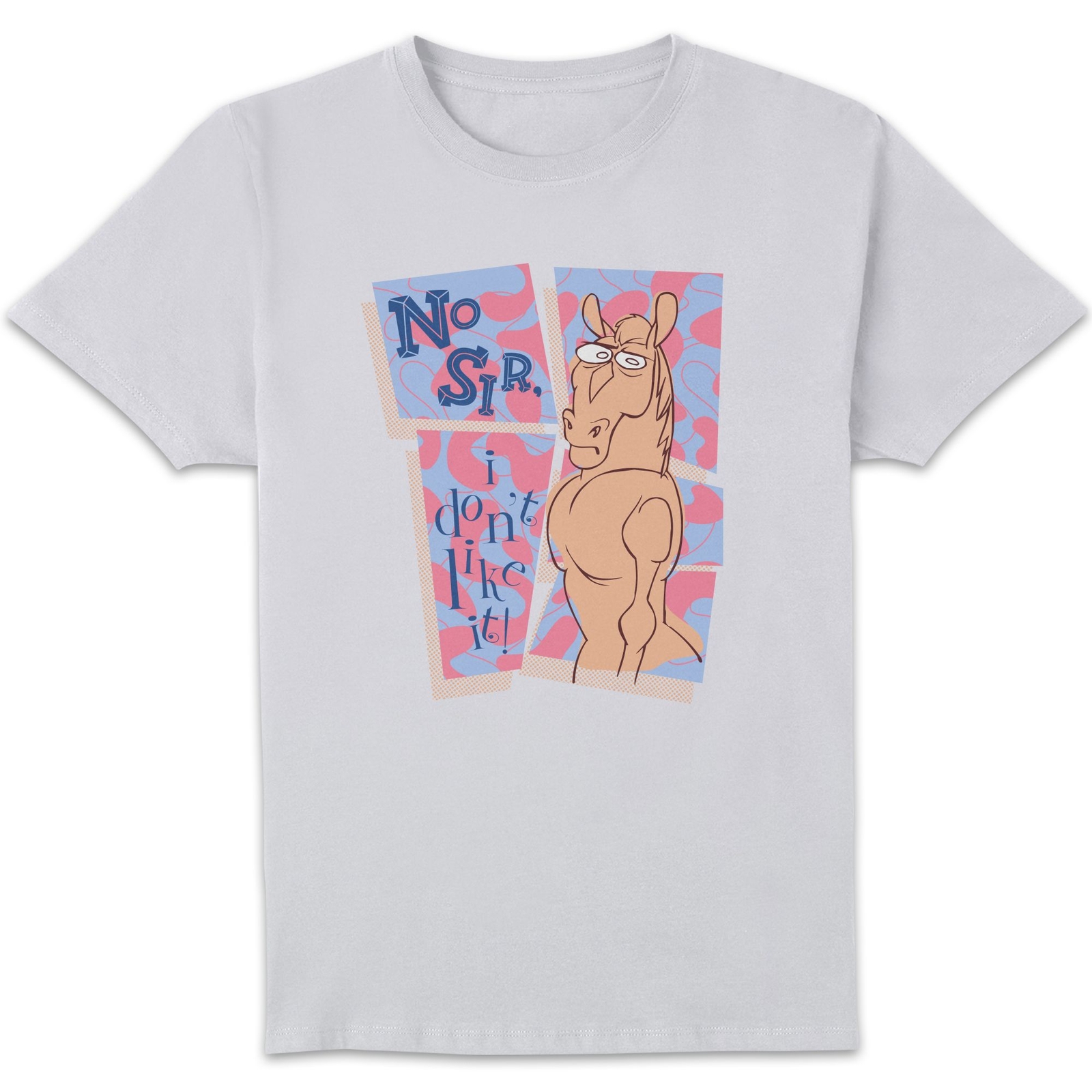 Ren & Stimpy No Sir I Don't Like It! Men's T-Shirt - White - M