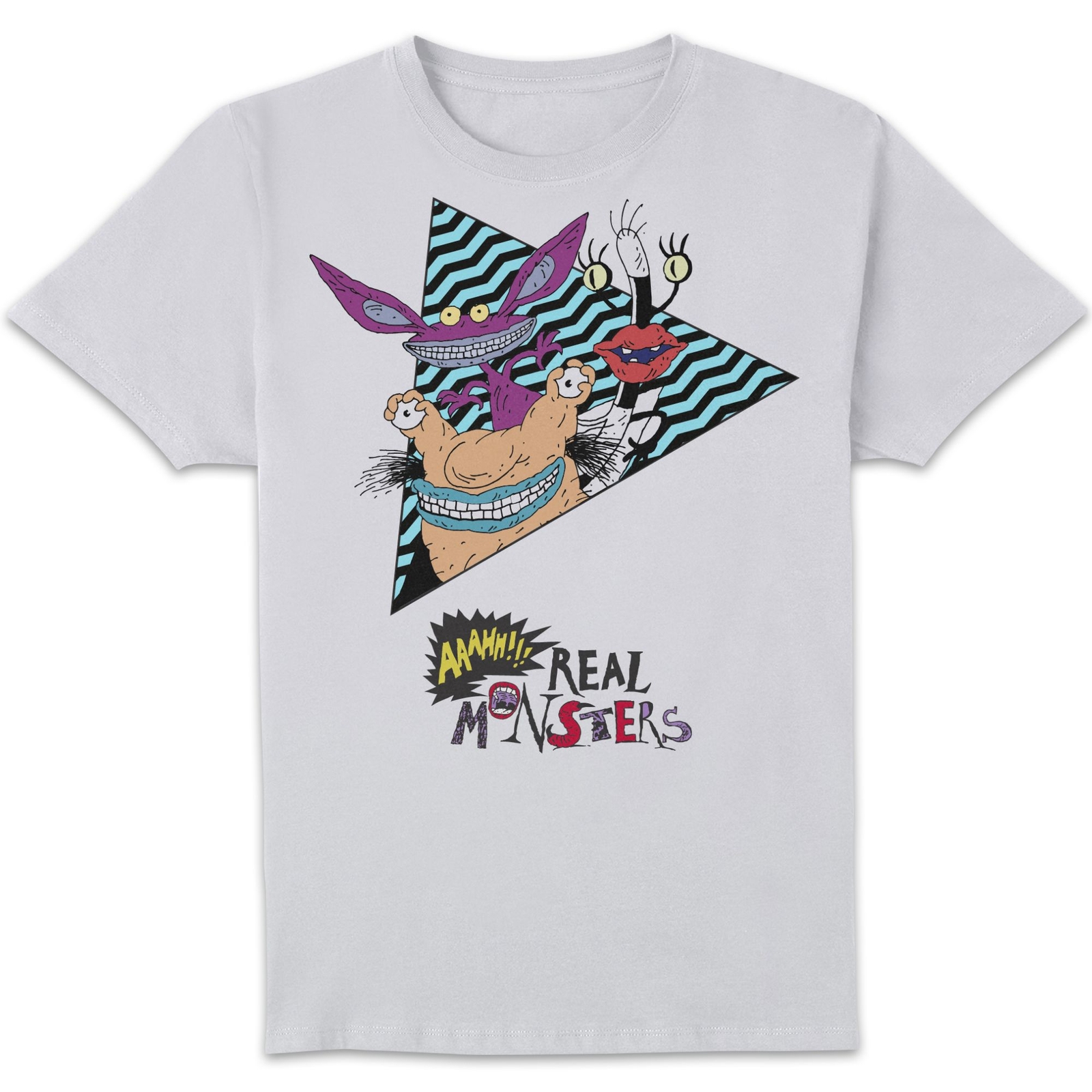 AAAHH Real Monsters Men's T-Shirt - White - L