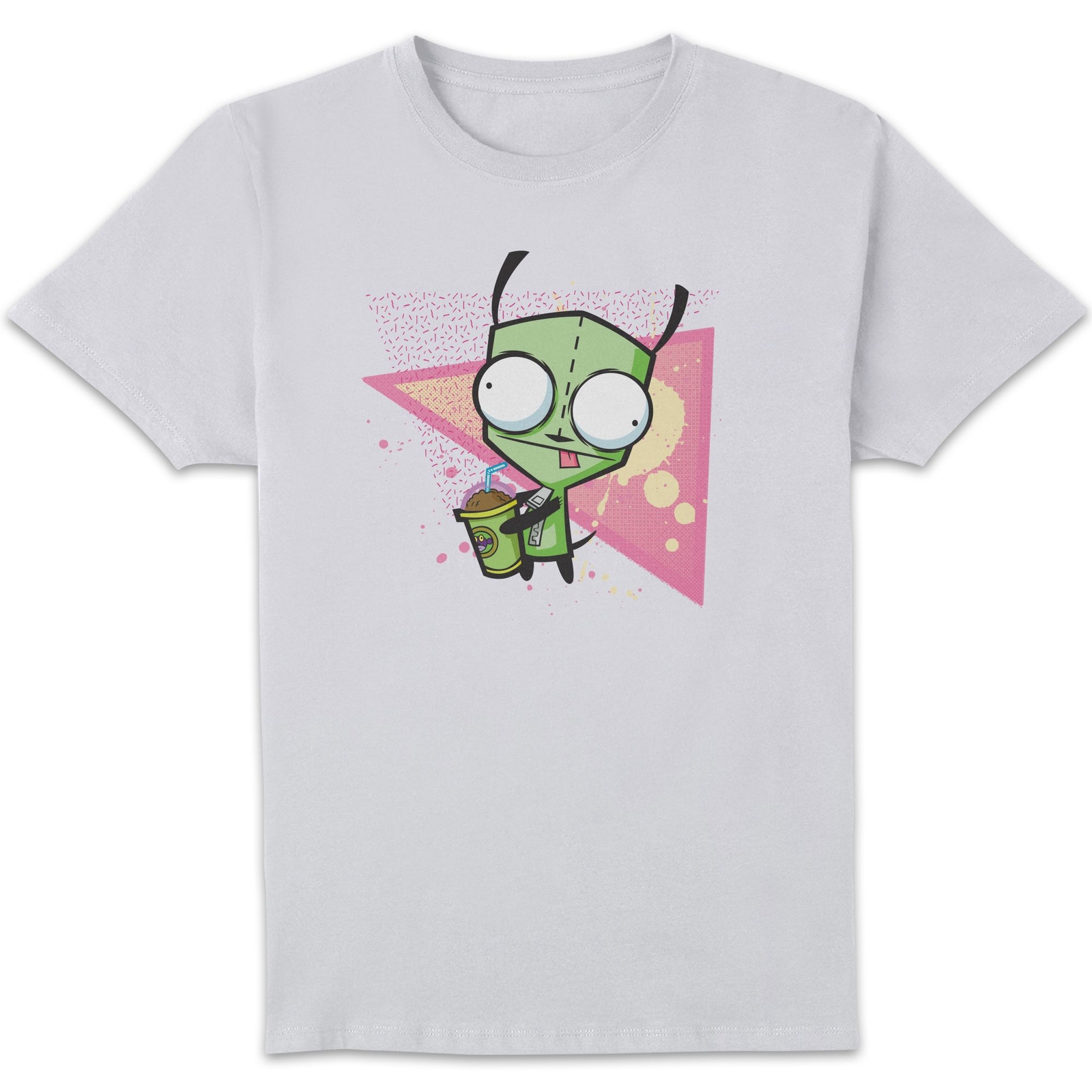 Invader Zim Gir Men's T-Shirt - White - 5XL