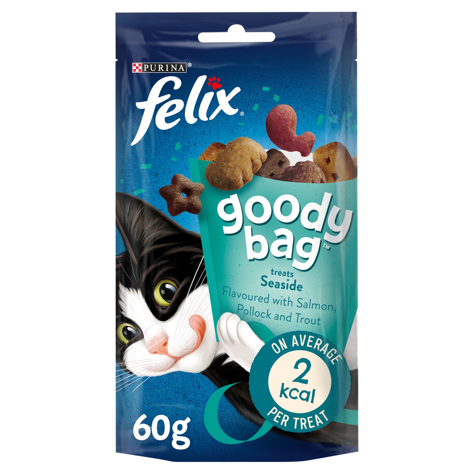 Felix Goody Bag Cat Treats - Seaside Mix - 60g – Felix