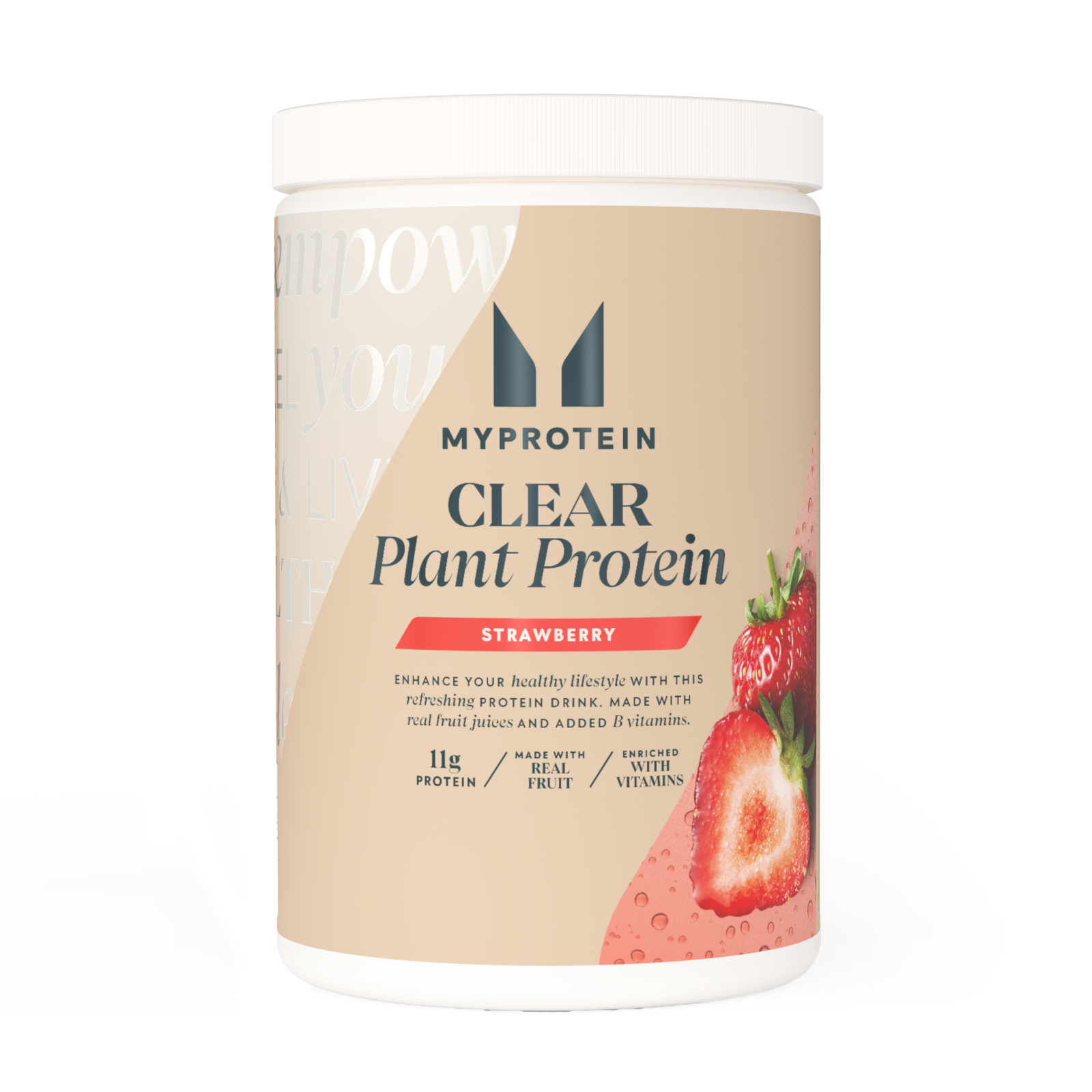 Myvegan Clear Vegan Protein - Strawberry - 40 Servings