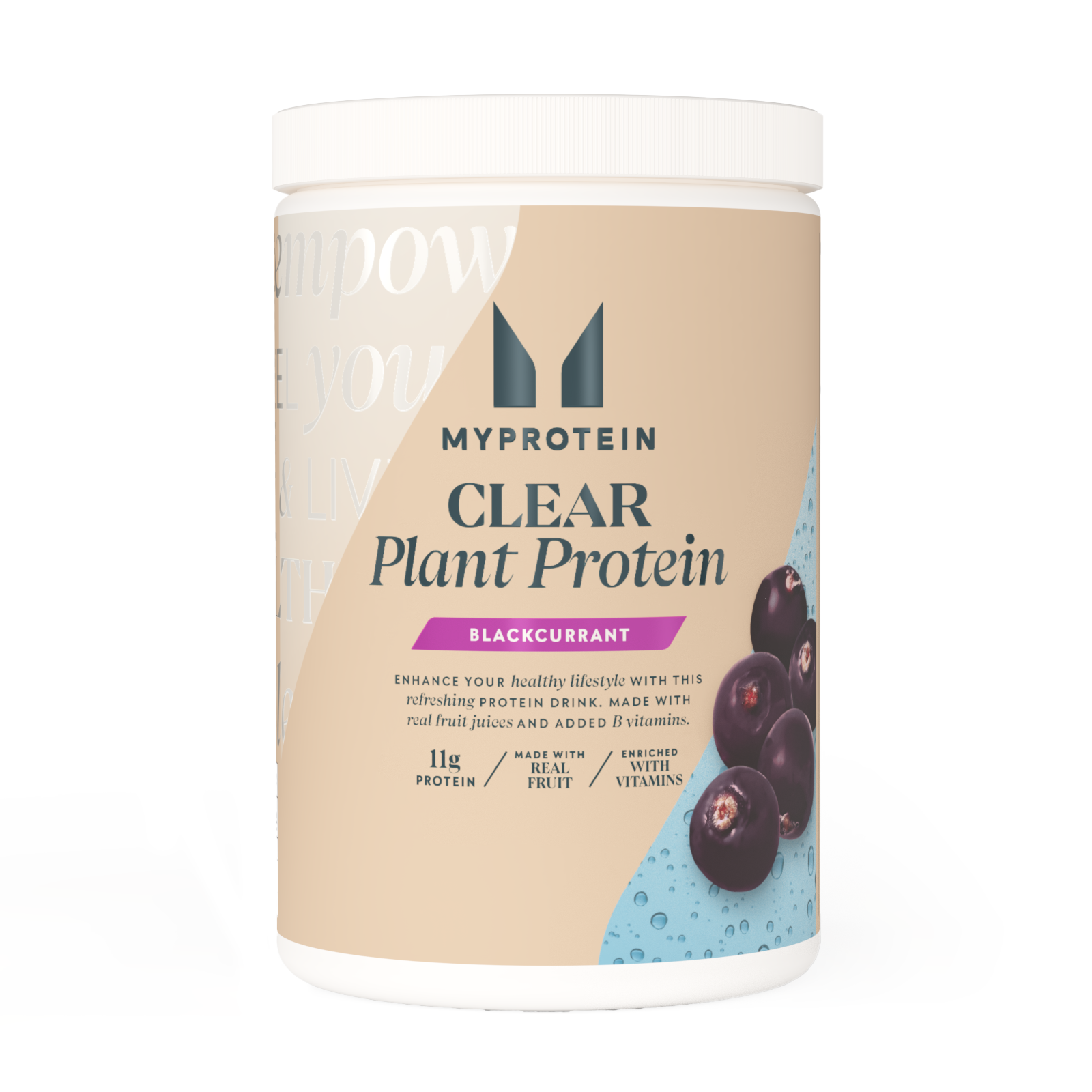 Myvegan Clear Vegan Protein - Blackcurrant - 40 Servings
