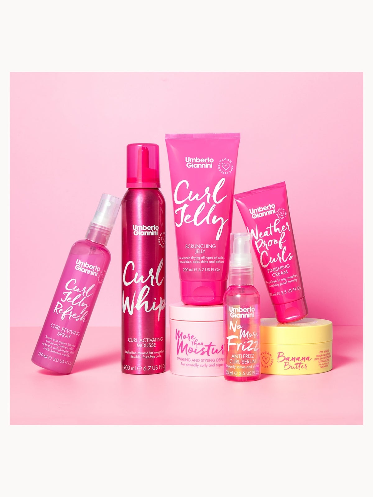 Umberto Giannini Curl Whip Curl Activating Mousse 200ml 3