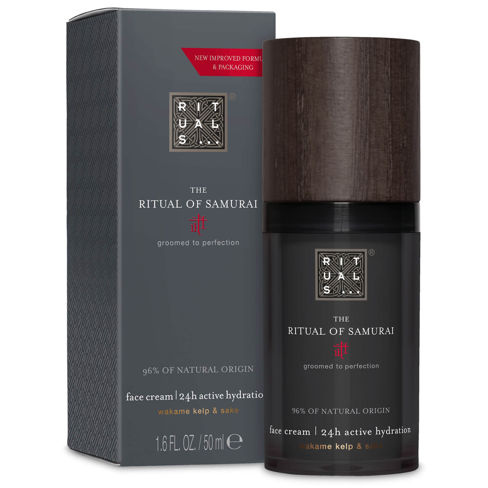 RITUALS The Ritual of Samurai Face 24h Active Hydration Face Cream, crema gel idratante 50 ml