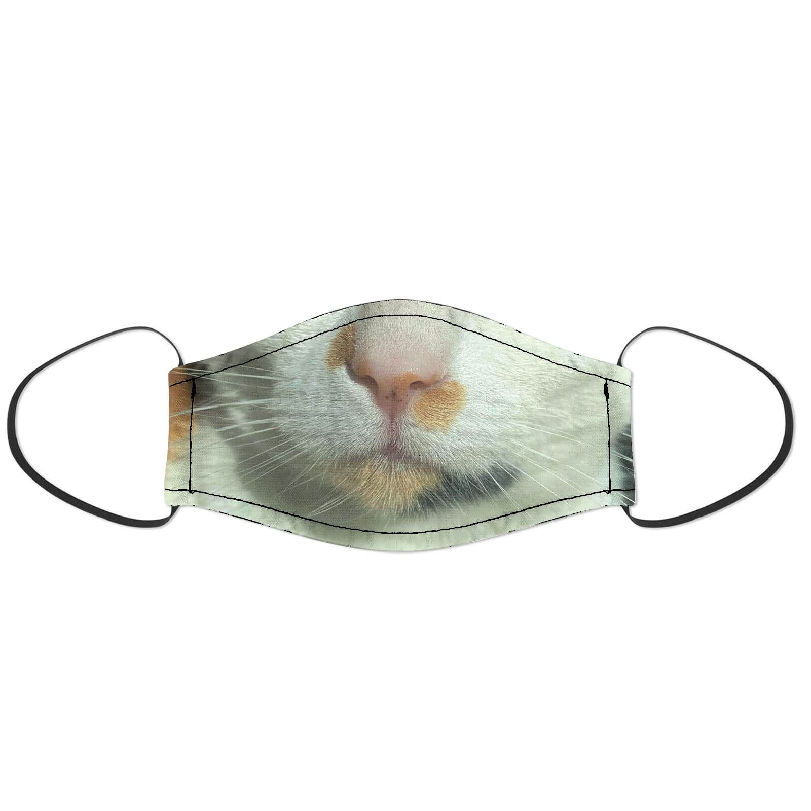 Sad Cat Face Mask - S