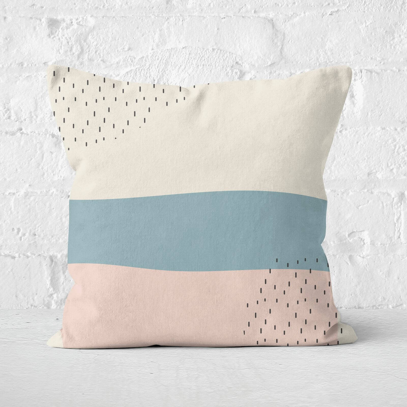 Stripe Square Cushion - 60x60cm - Soft Touch