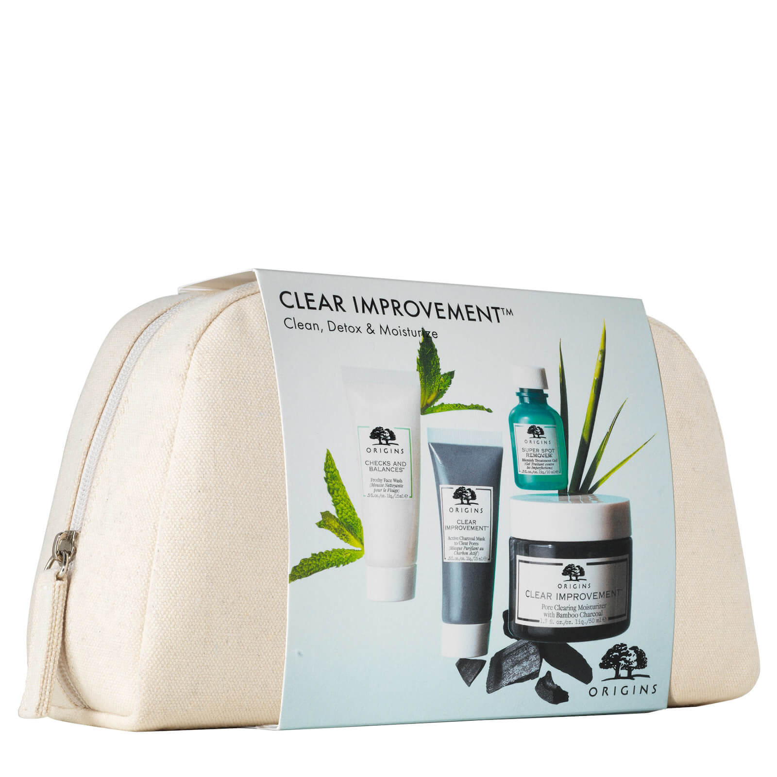 Origins Clear Improvement Cleanse, Detox and Moisturise Set