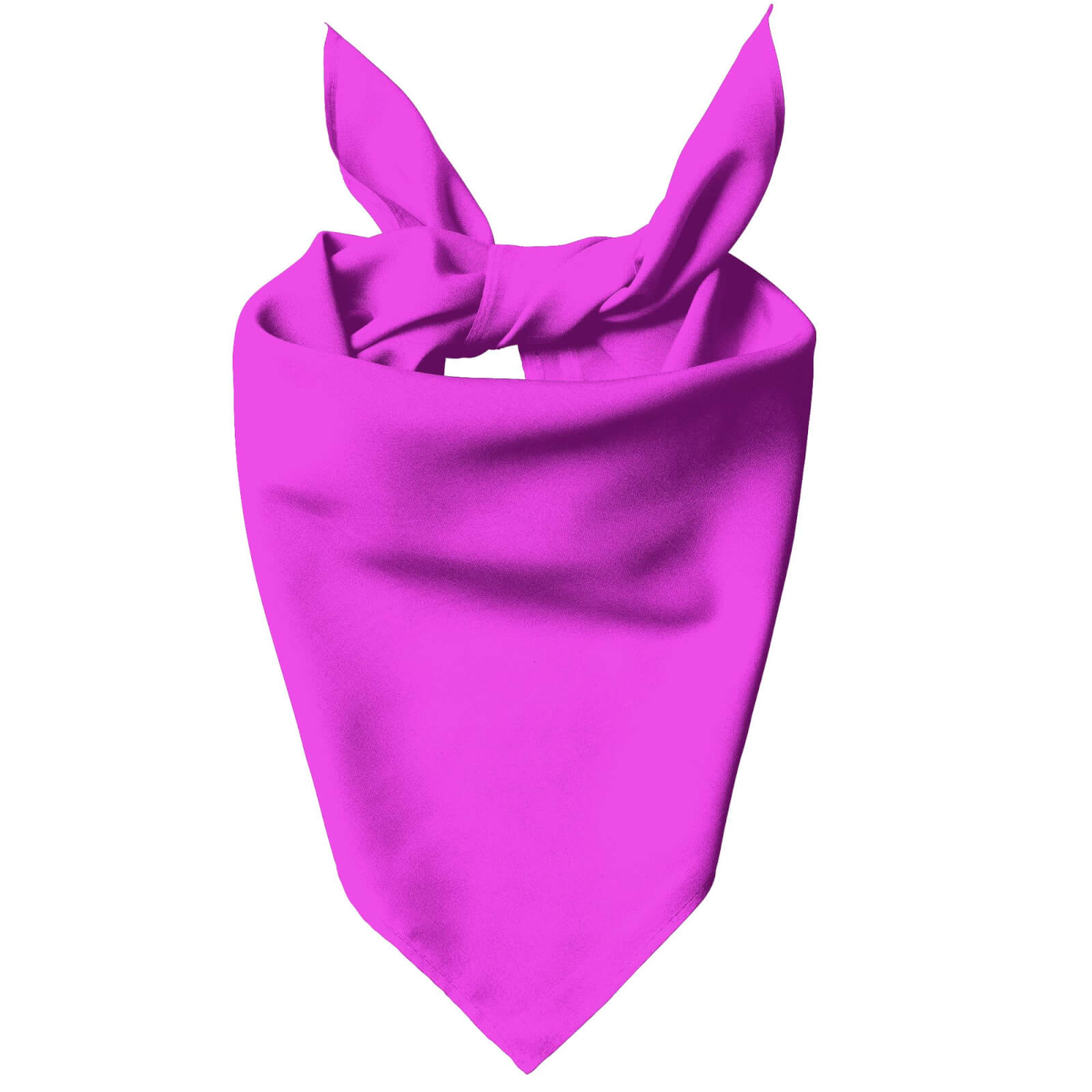 Bright Pink Pet Bandana - M