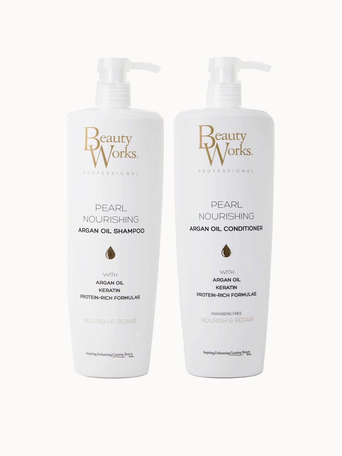 Beauty Works Pearl Nourishing Shampoo and Conditioner Duo 1 Litre