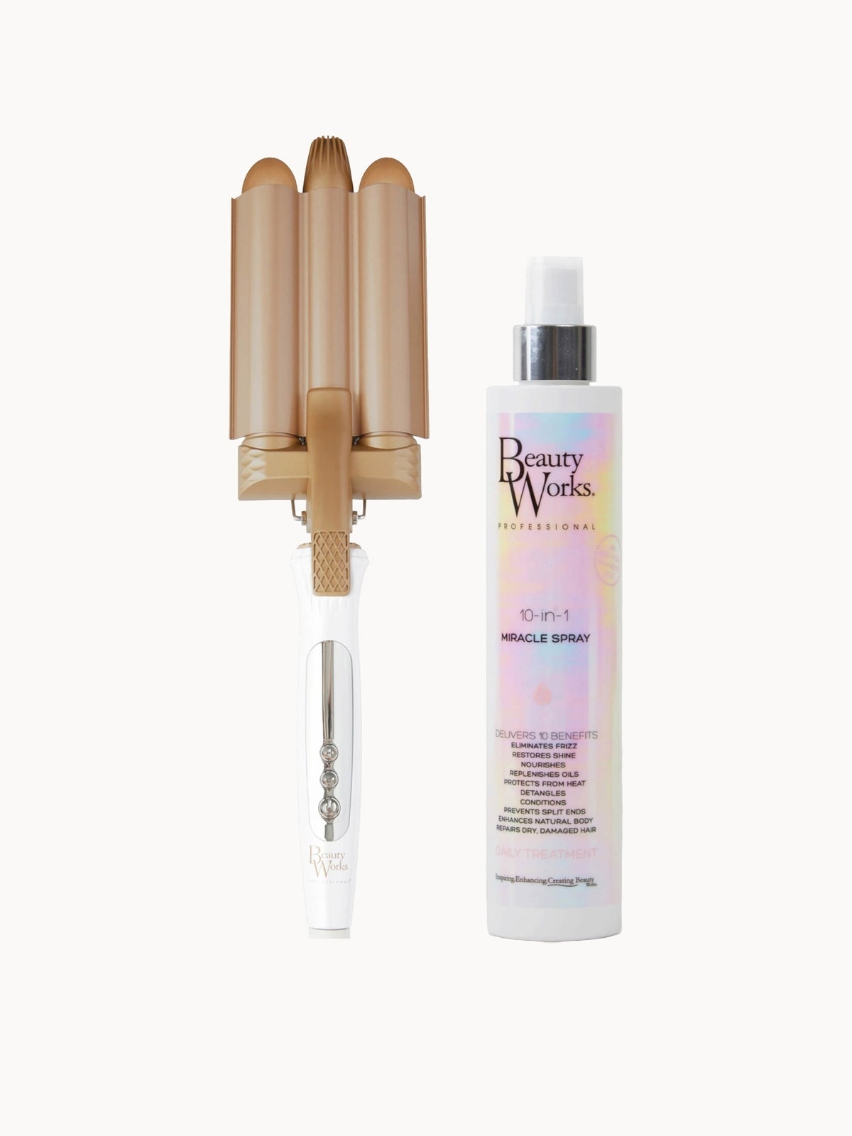 Beauty Works Waver and Miracle Spray Bundle
