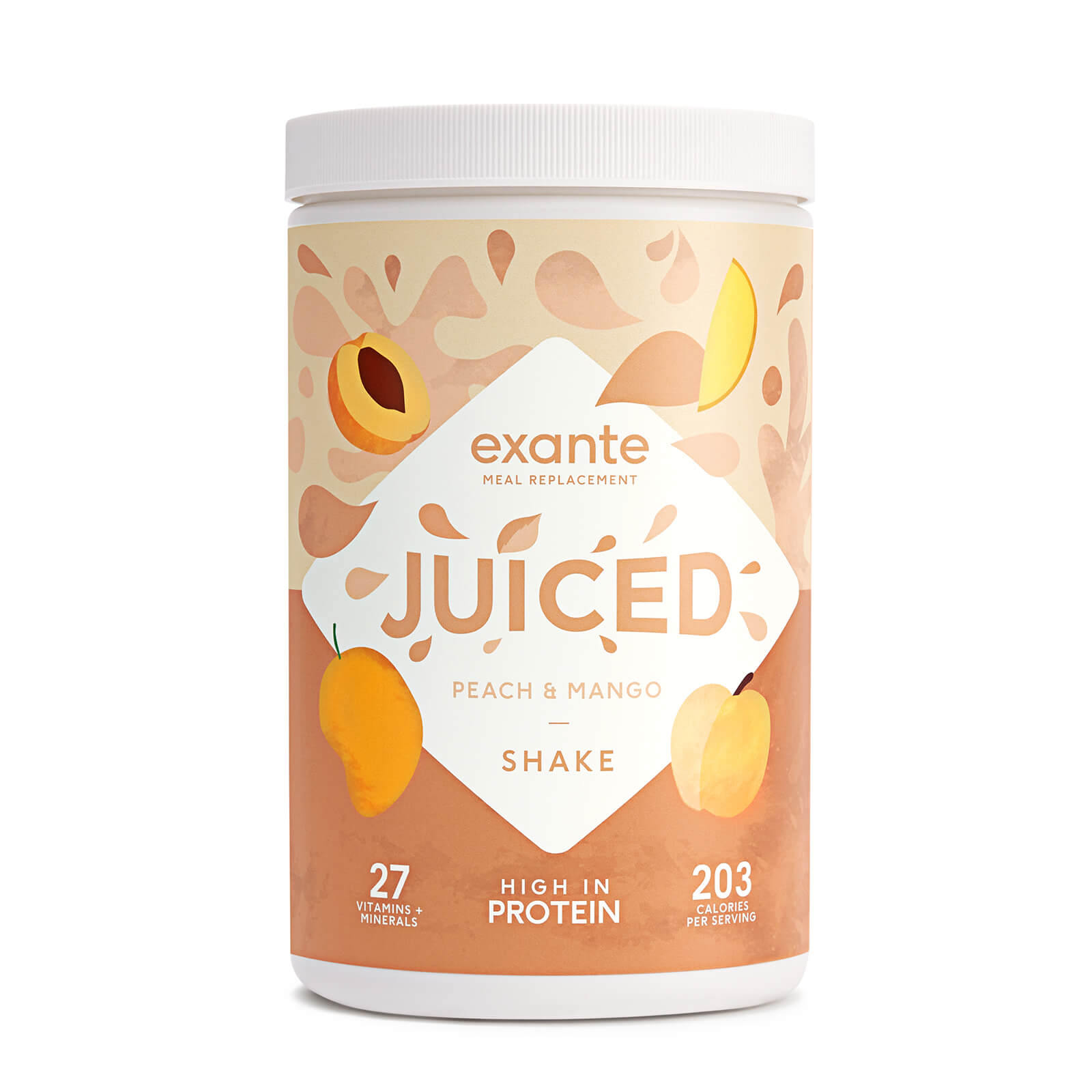 Frullato JUICED, Pesca e Mango. Confezione da 10 porzioni