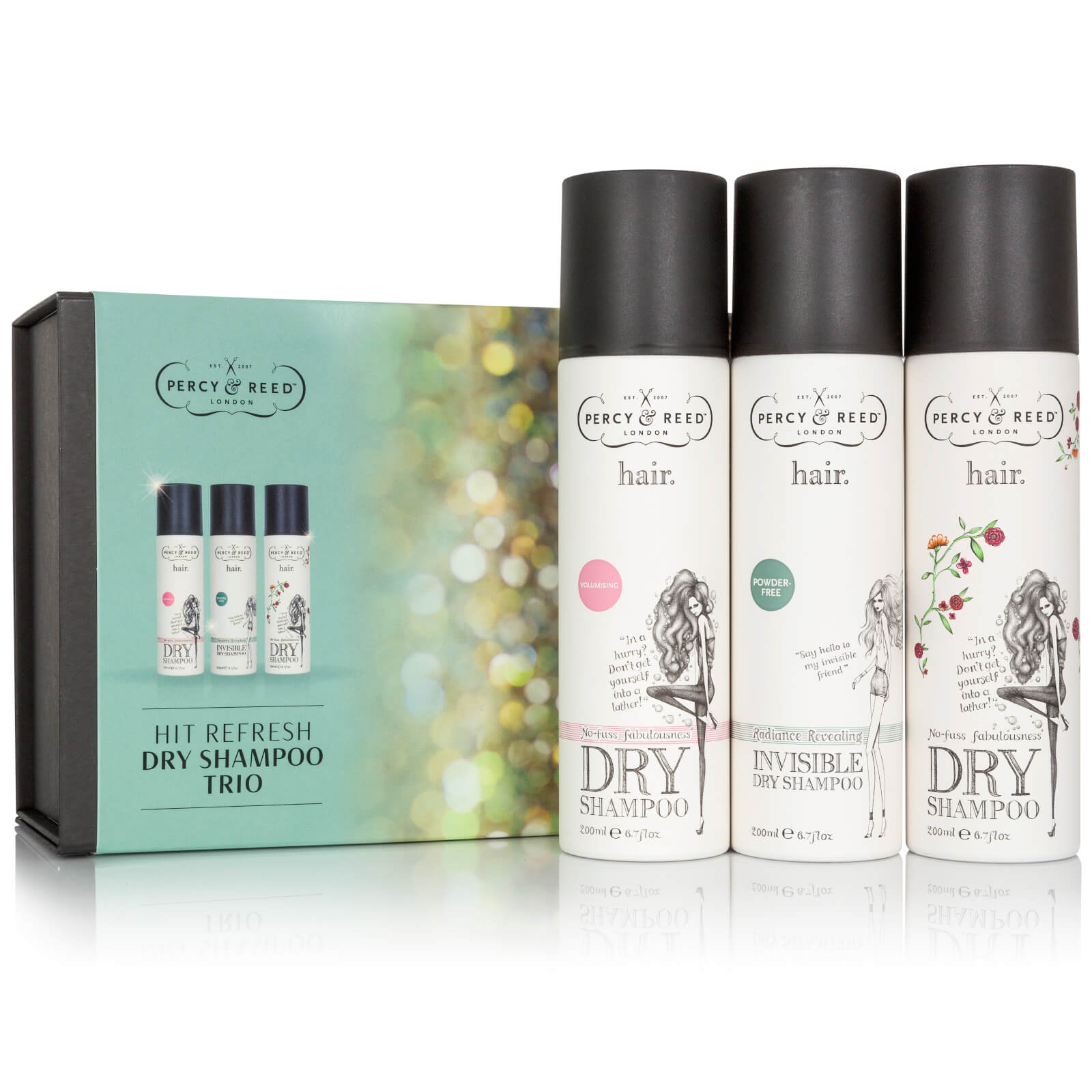Percy & Reed Hit Refresh Dry Shampoo Trio