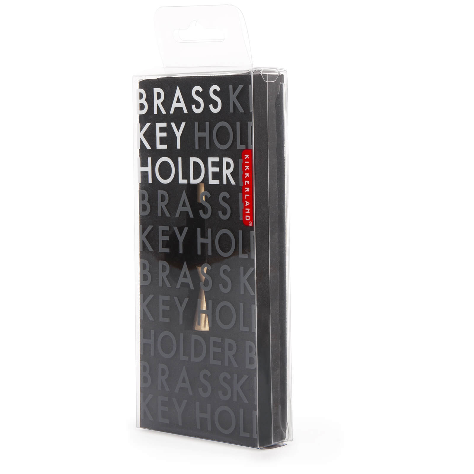 Kikkerland Long Cone Brass Key Holder