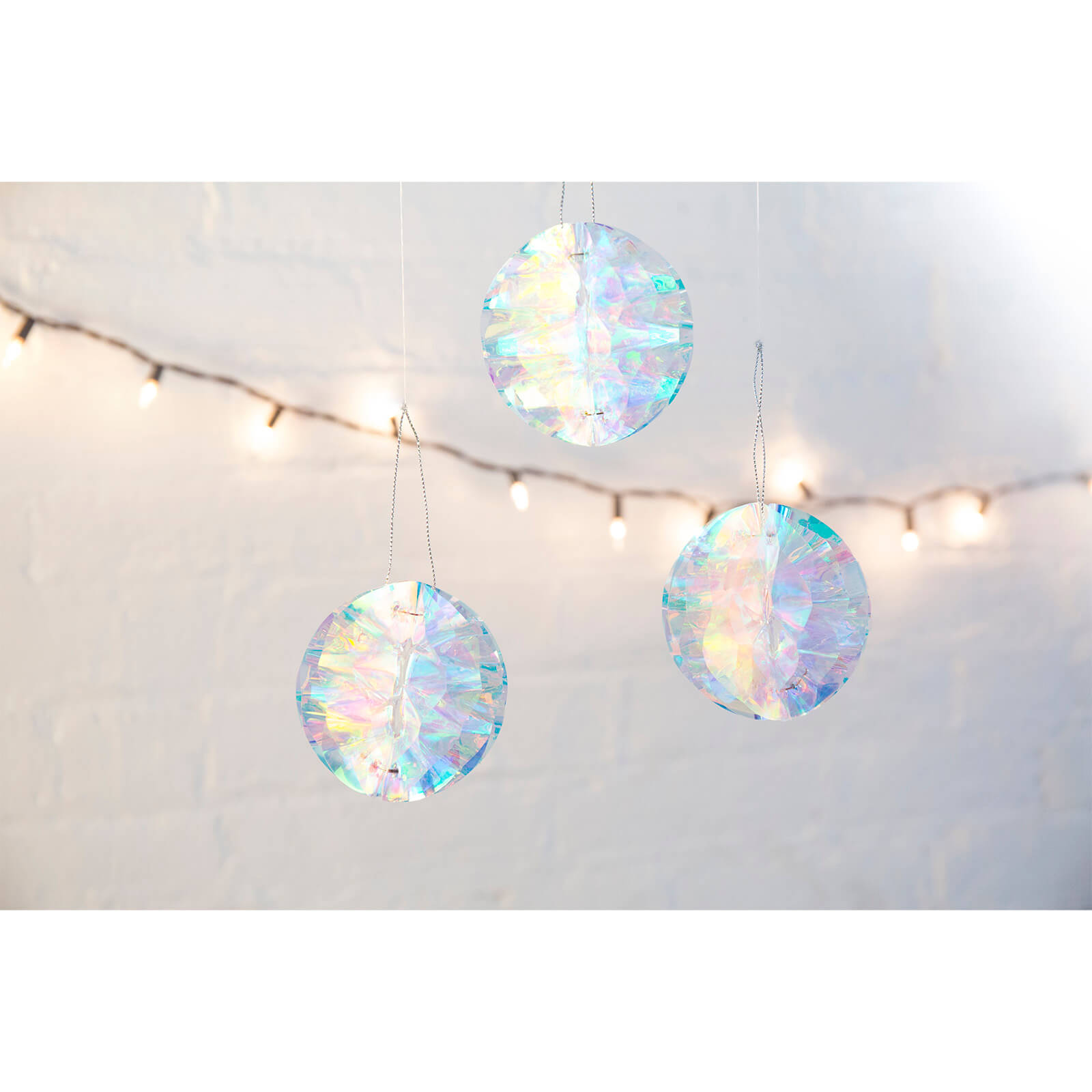 Kikkerland Iridescent Party Ornaments Kikkerland Iridescent Party Ornaments