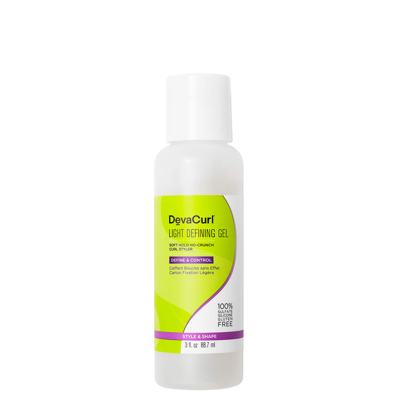 DevaCurl Light Defining Gel - Soft Hold No-Crunch Curl Styler 88ml