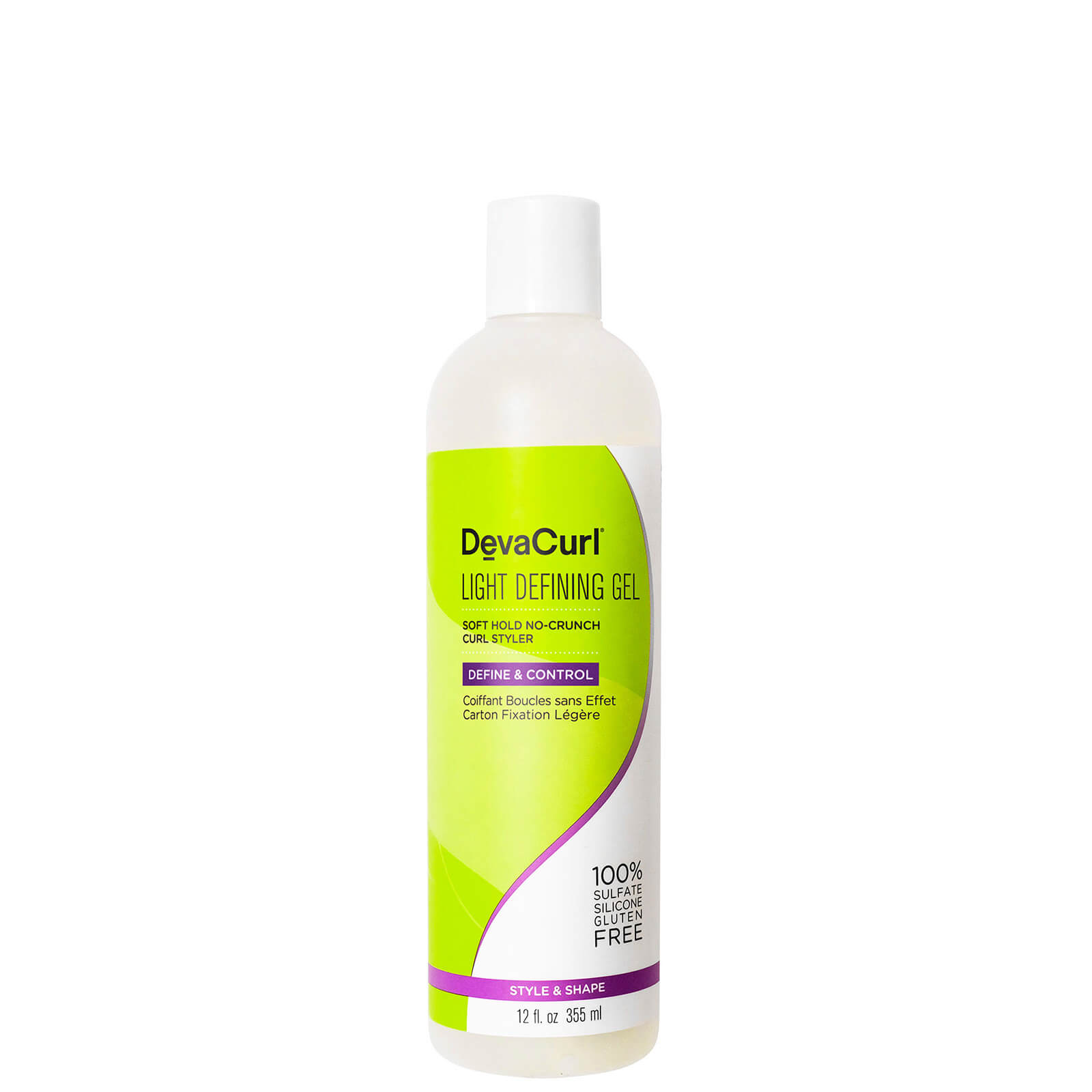 DevaCurl Light Defining Gel - Soft Hold No-Crunch Curl Styler 355ml