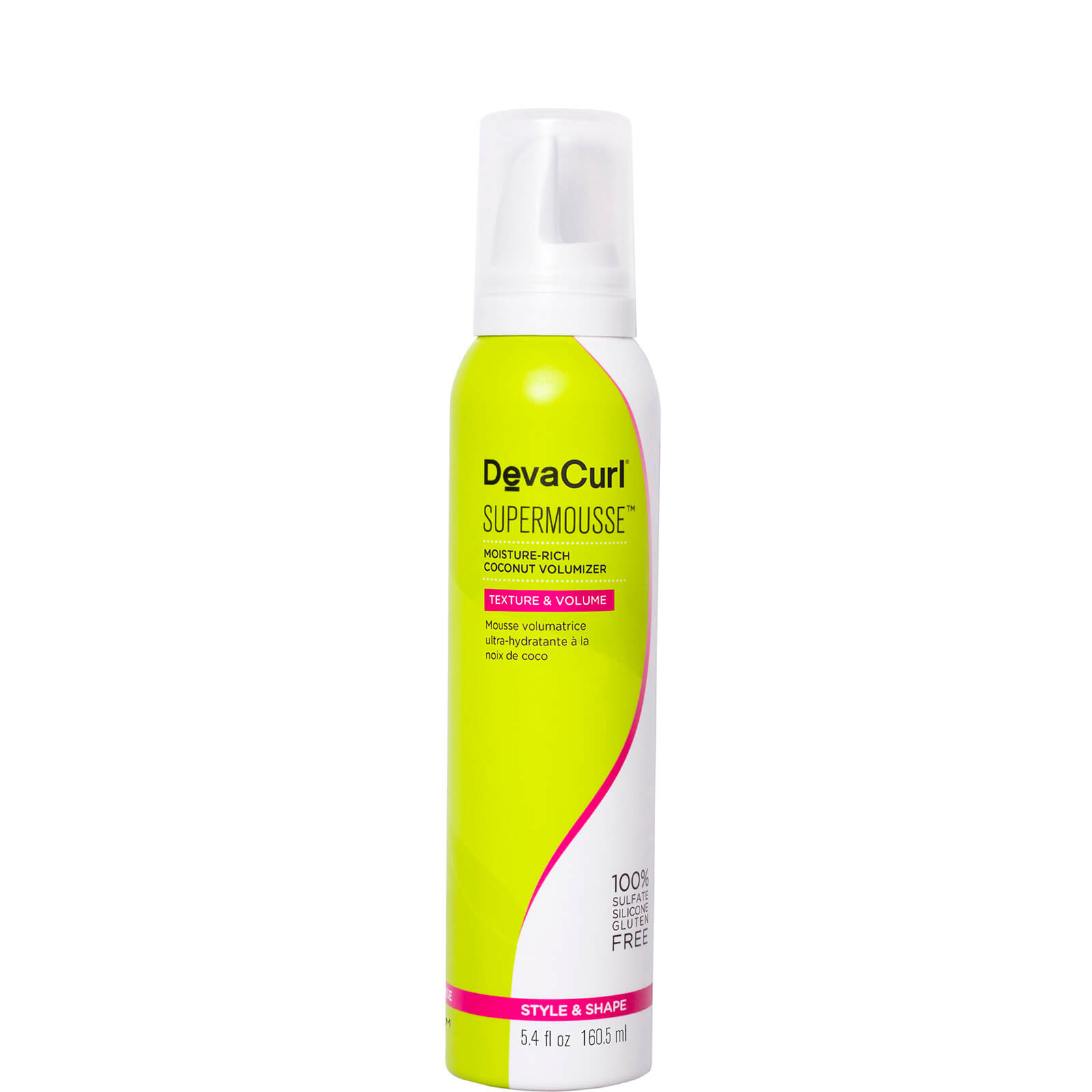 DevaCurl SUPERMOUSSE Moisture-Rich Coconut Volumiser 148ml