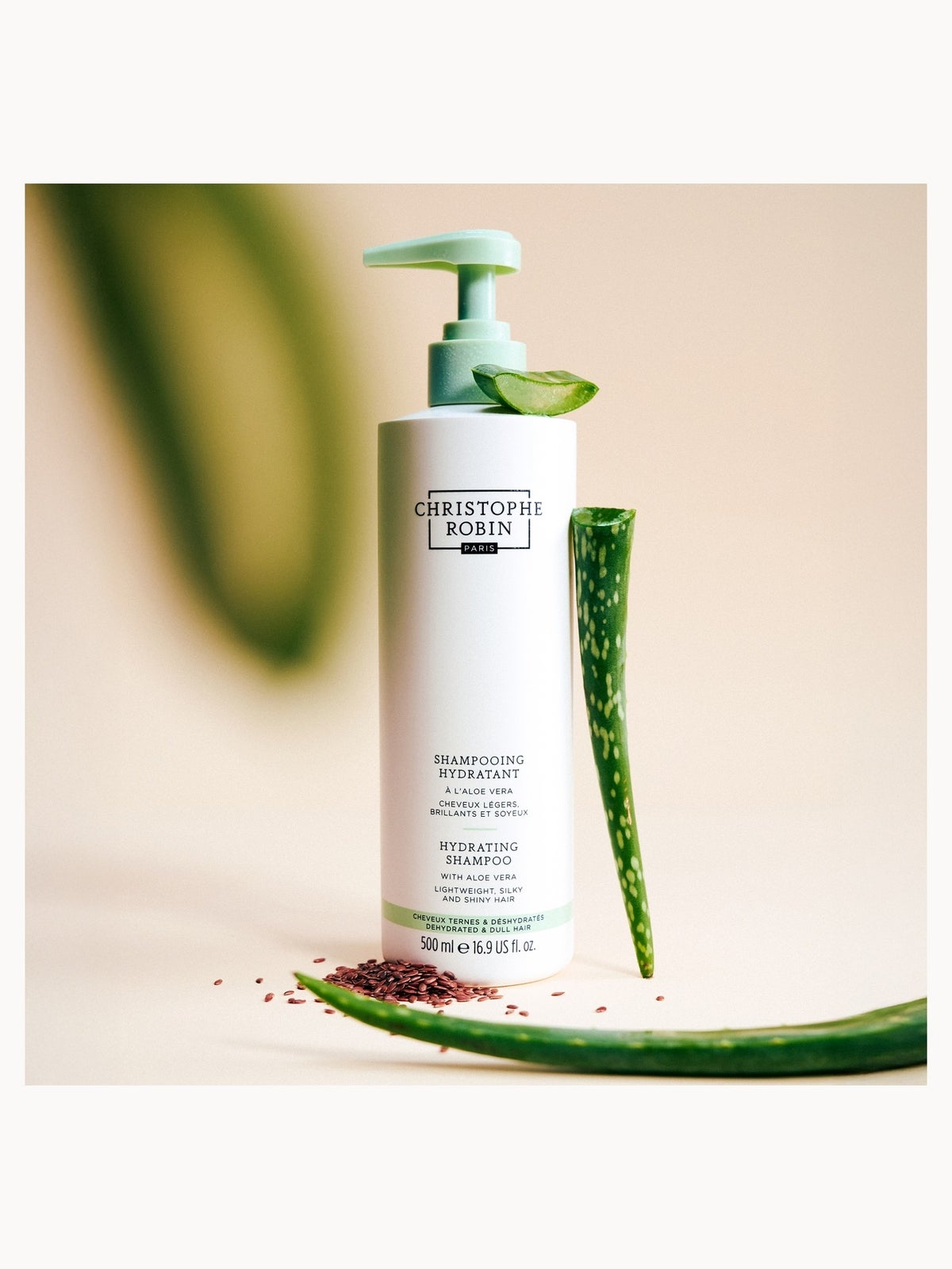 Christophe Robin Hydrating Shampoo with Aloe Vera 500ml 2