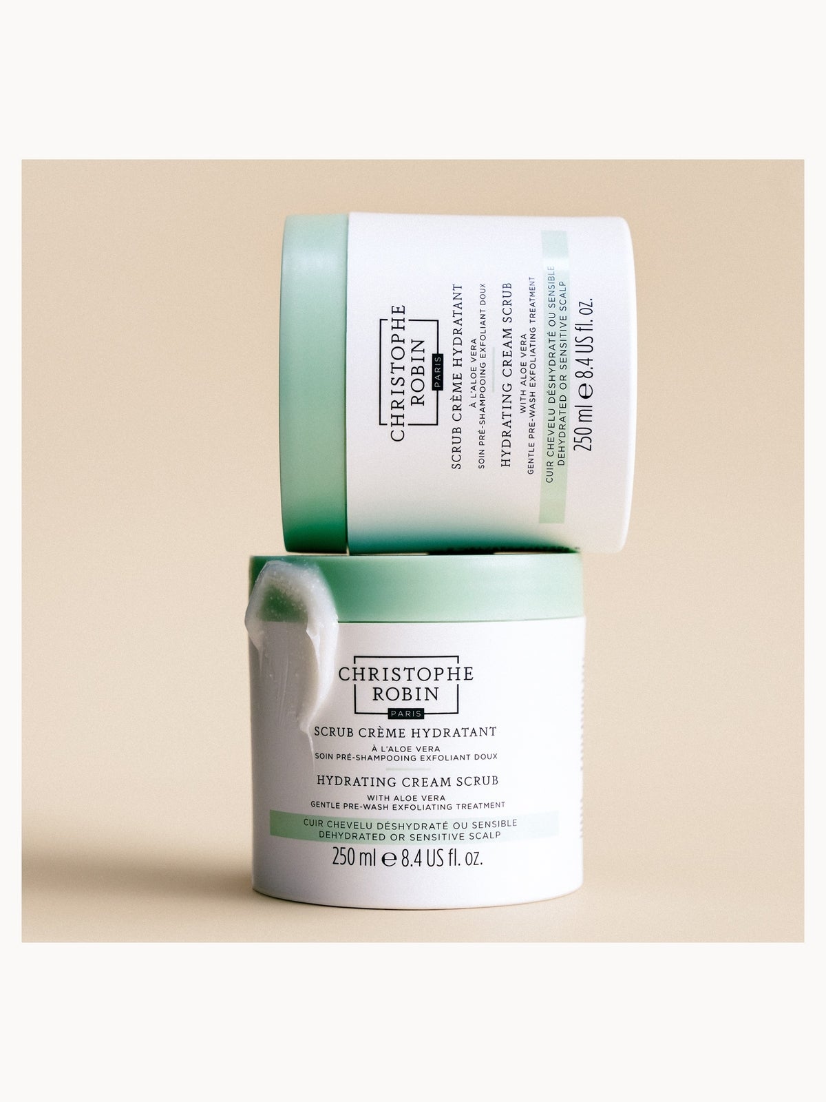 Christophe Robin Hydrating Cream Scrub with Aloe Vera 250ml 2